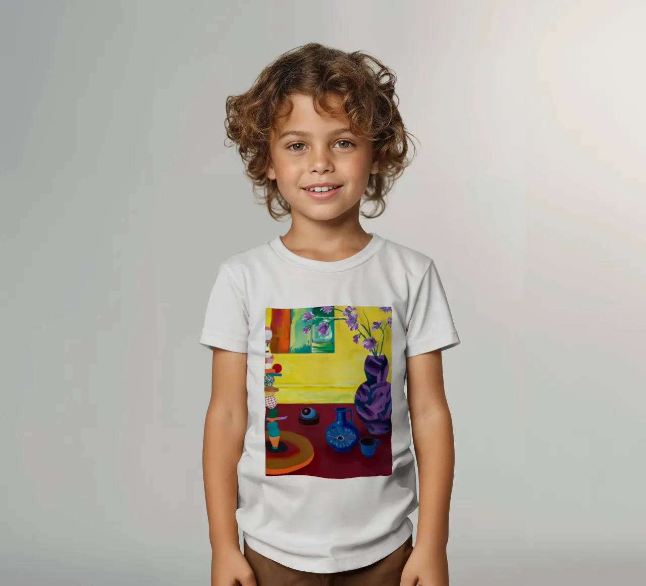 Festive Tabletop Array Kinder T-Shirt von Opal Strokes