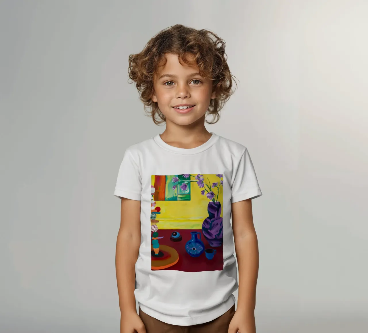 Festive Tabletop Array Kinder T-Shirt von Opal Strokes