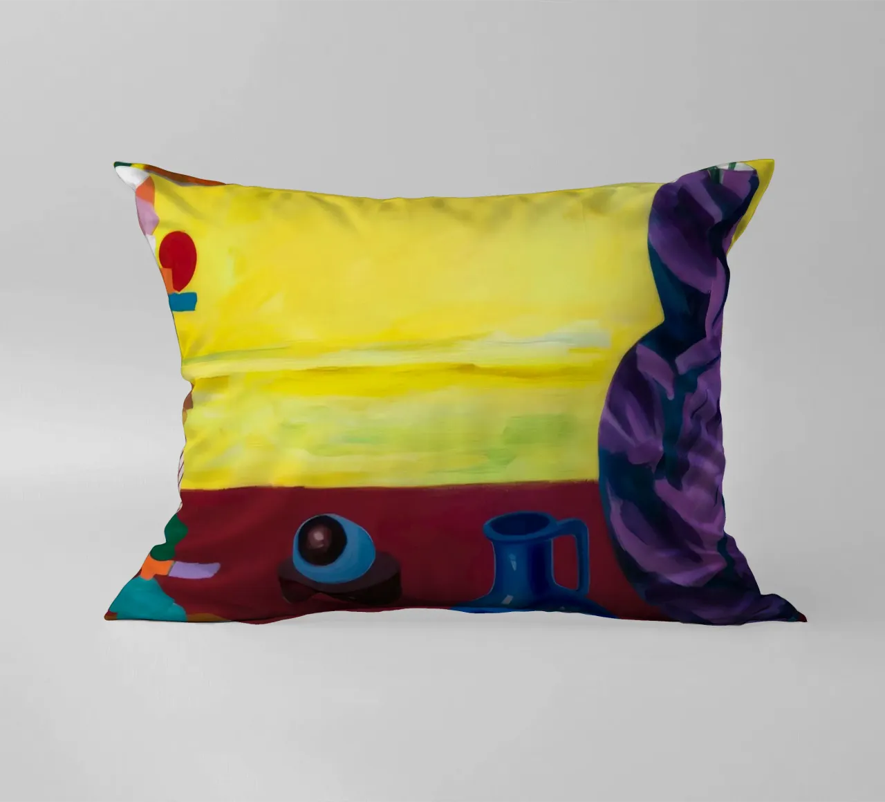 Festive Tabletop Array decorative cushion by Opal Strokes