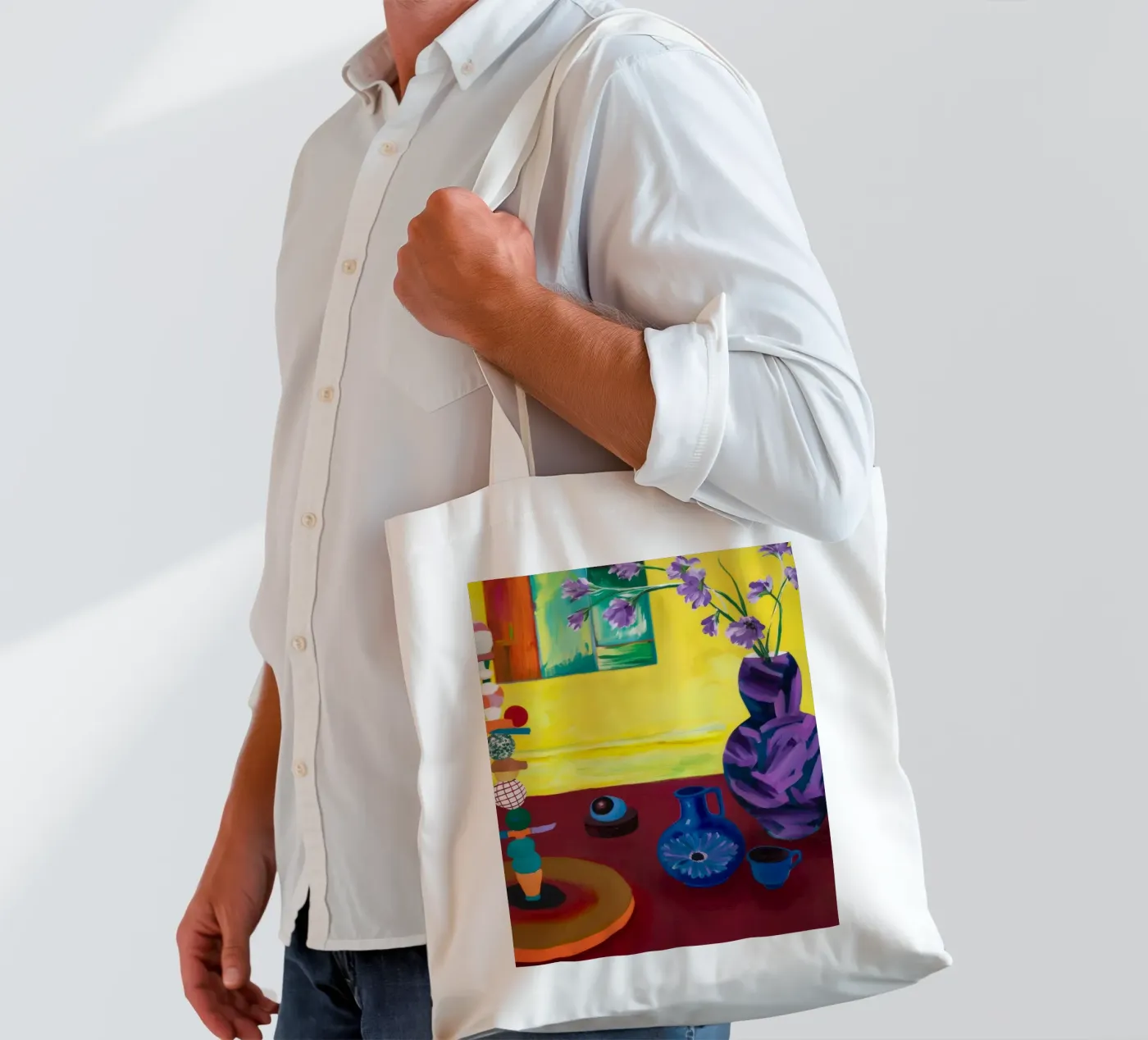 Festive Tabletop Array borsa in juta da Opal Strokes