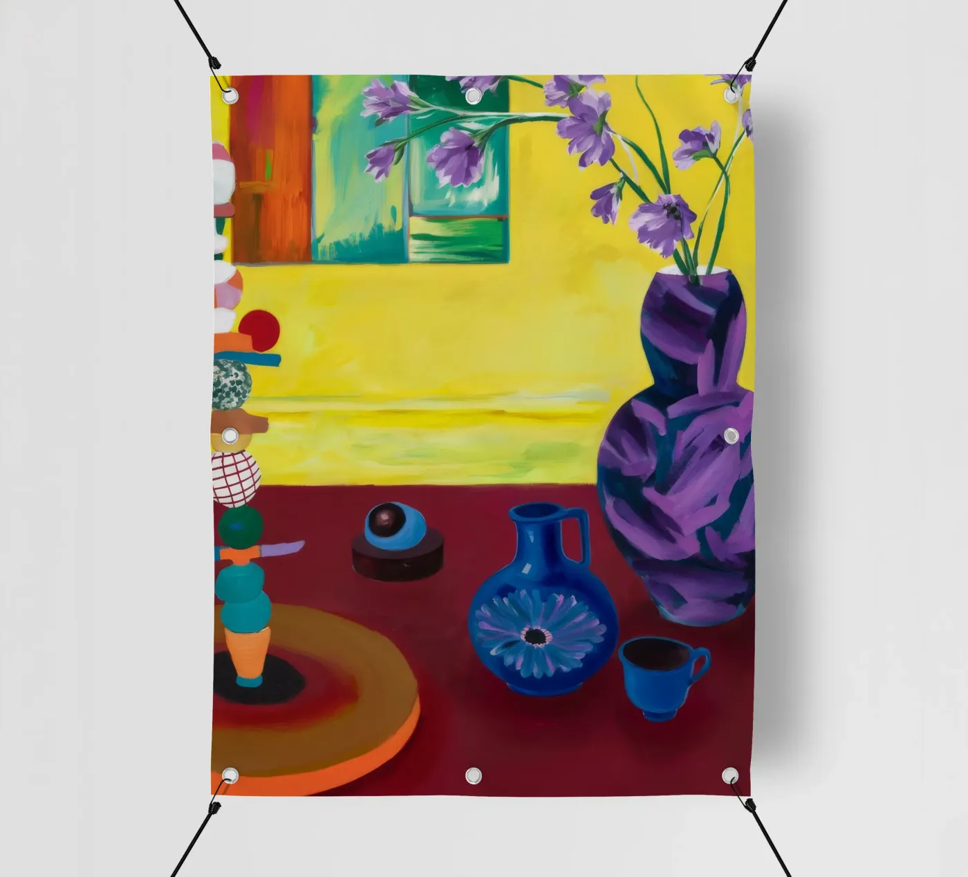 Festive Tabletop Array pvc cover by Opal Strokes