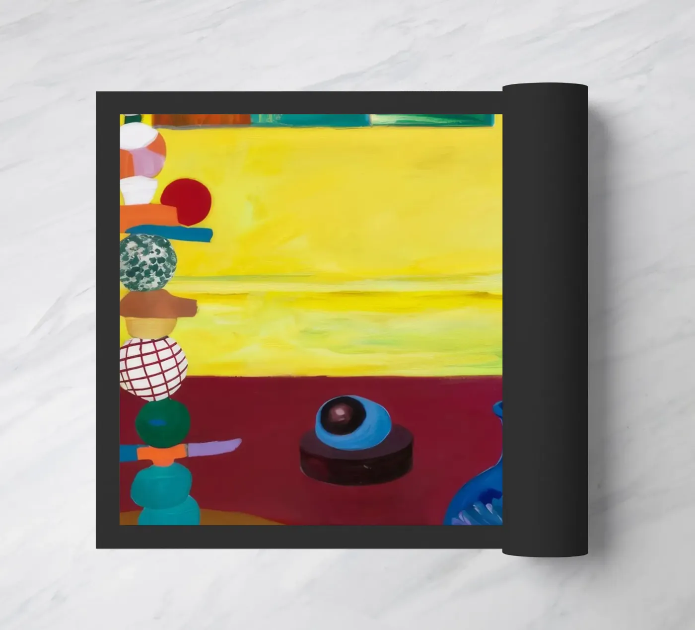 Feestelijk tafelblad deurmat van Opal Strokes