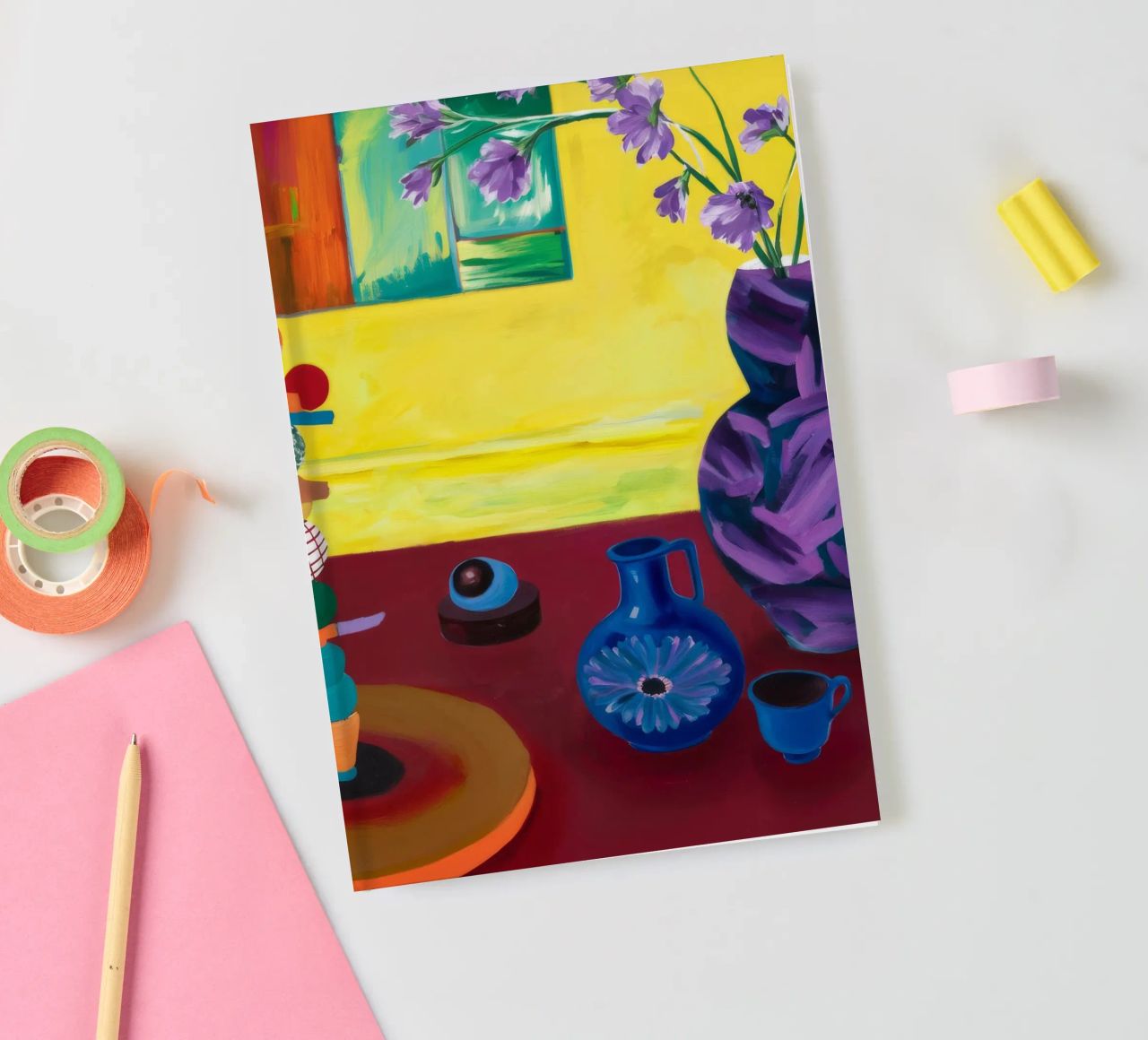 Festive Tabletop Array notebook by Opal Strokes