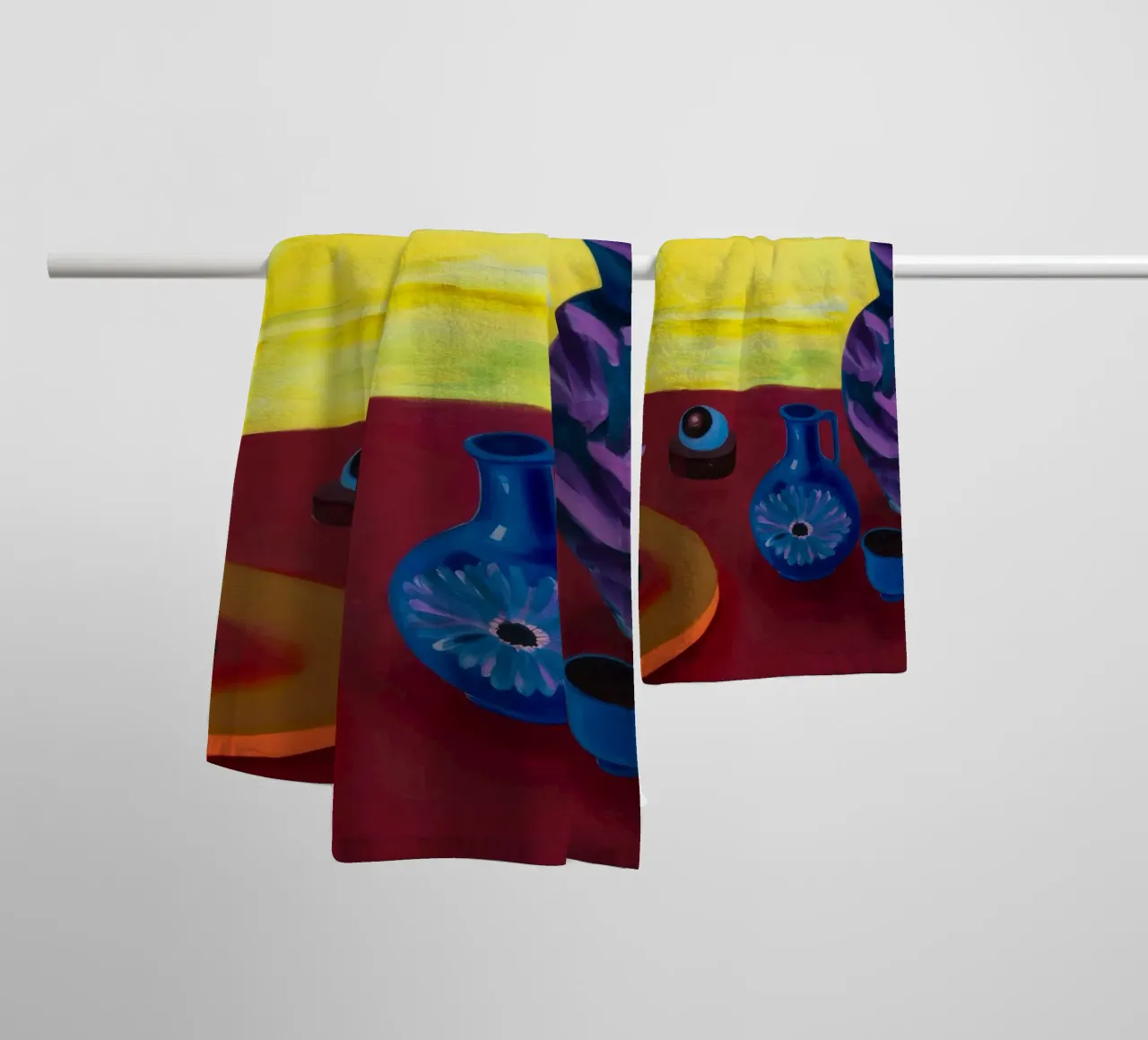Festive Tabletop Array towel by Opal Strokes