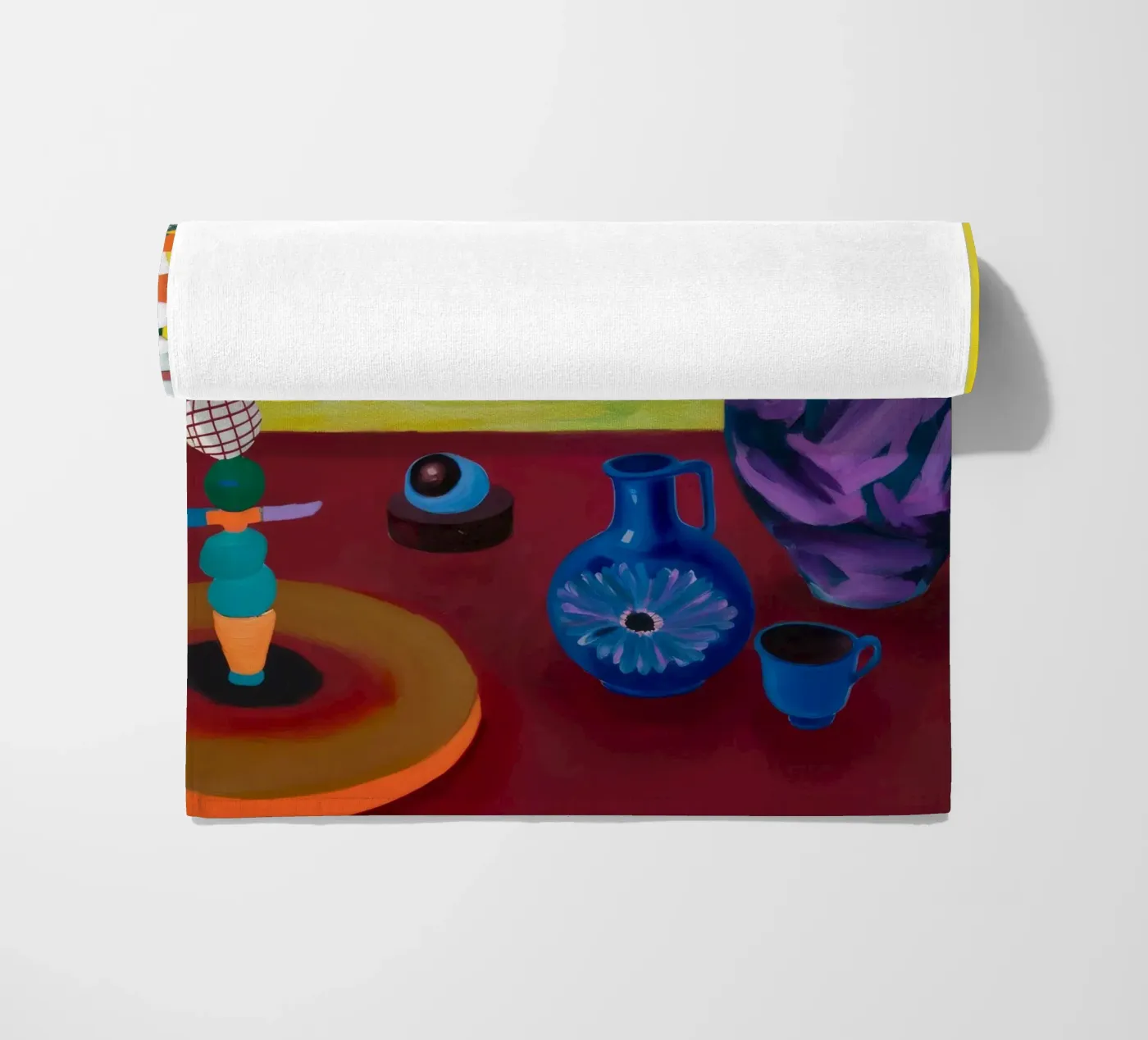 Feestelijk tafelblad strandhanddoek van Opal Strokes
