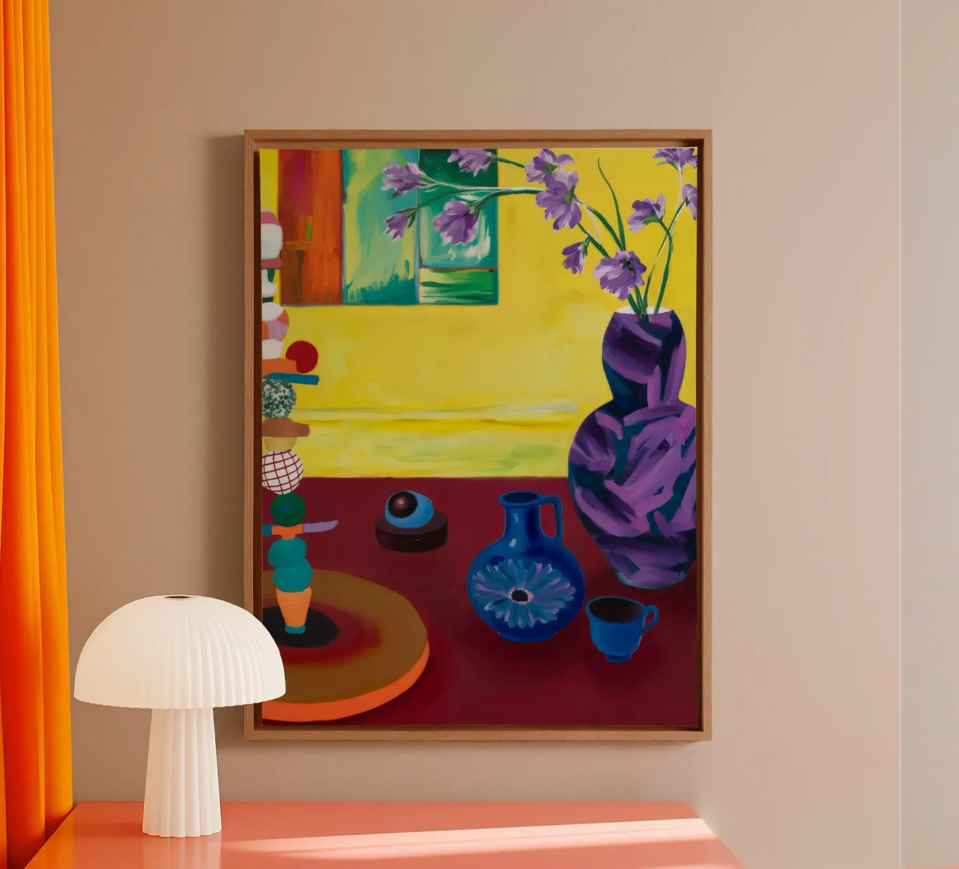 Tableau festif toile de Opal Strokes