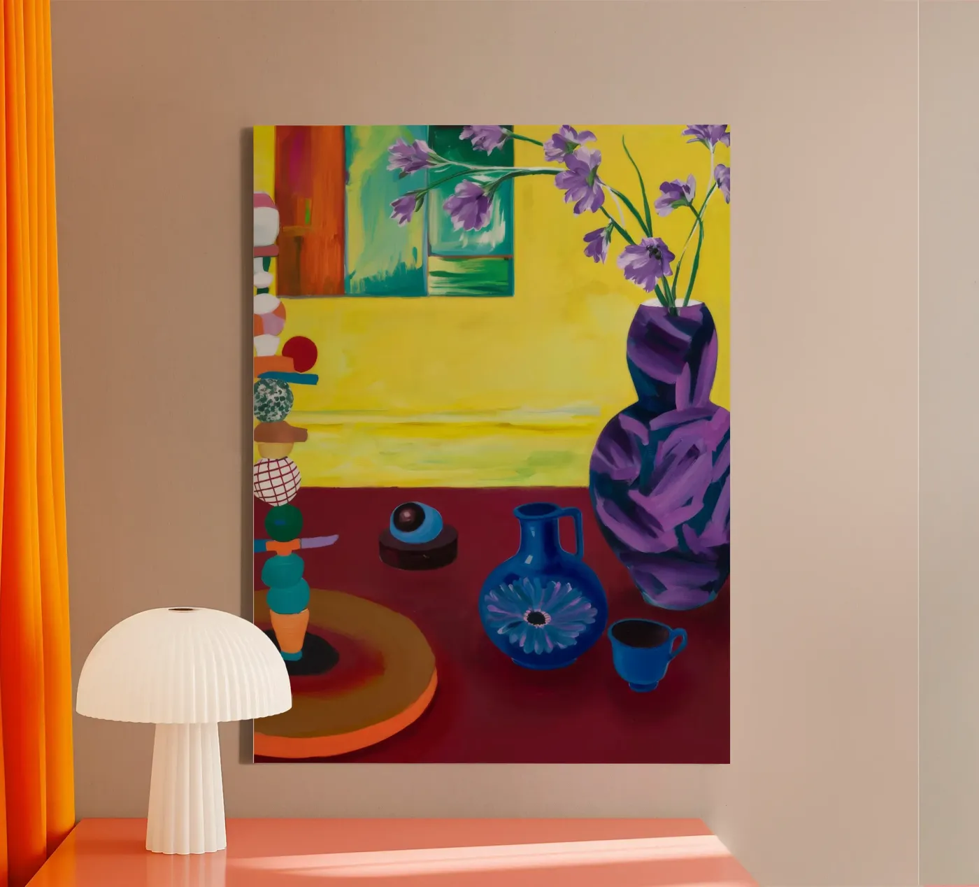 Tableau festif toile de Opal Strokes
