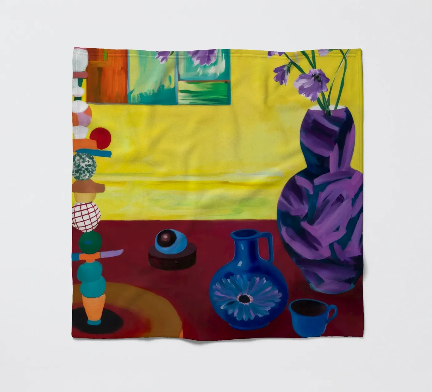 Arredo da tavola per le feste coperta in pile da Opal Strokes