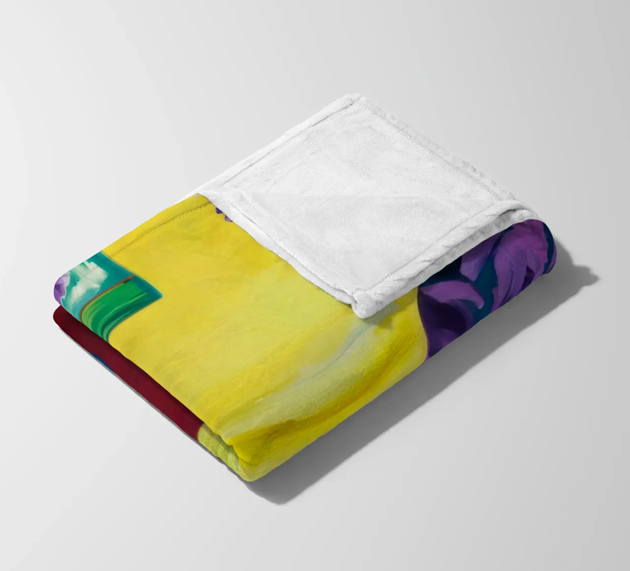 Festive Tabletop Array fleece blanket by Opal Strokes
