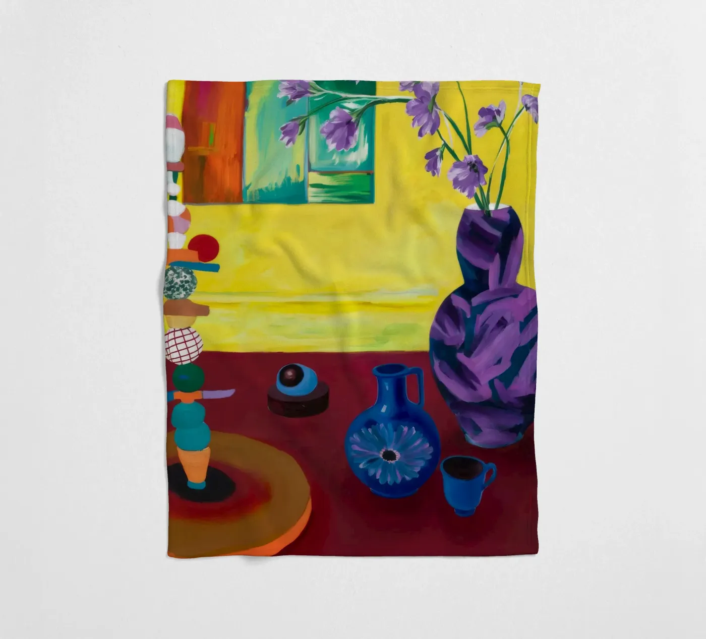 Tableau festif plaid polaire de Opal Strokes