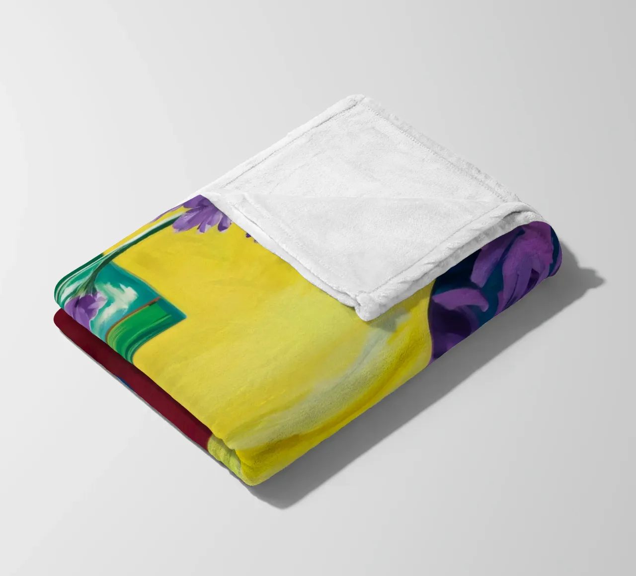Festive Tabletop Array fleece blanket by Opal Strokes