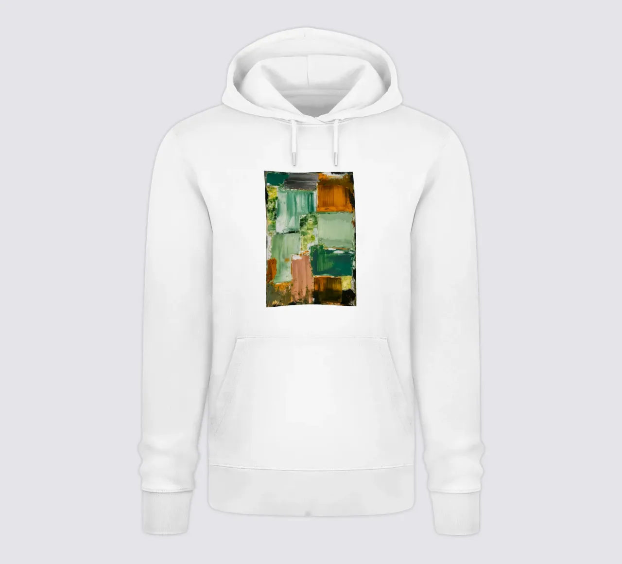 Verdant Patchwork Rust hoodie van Dream Spectrum