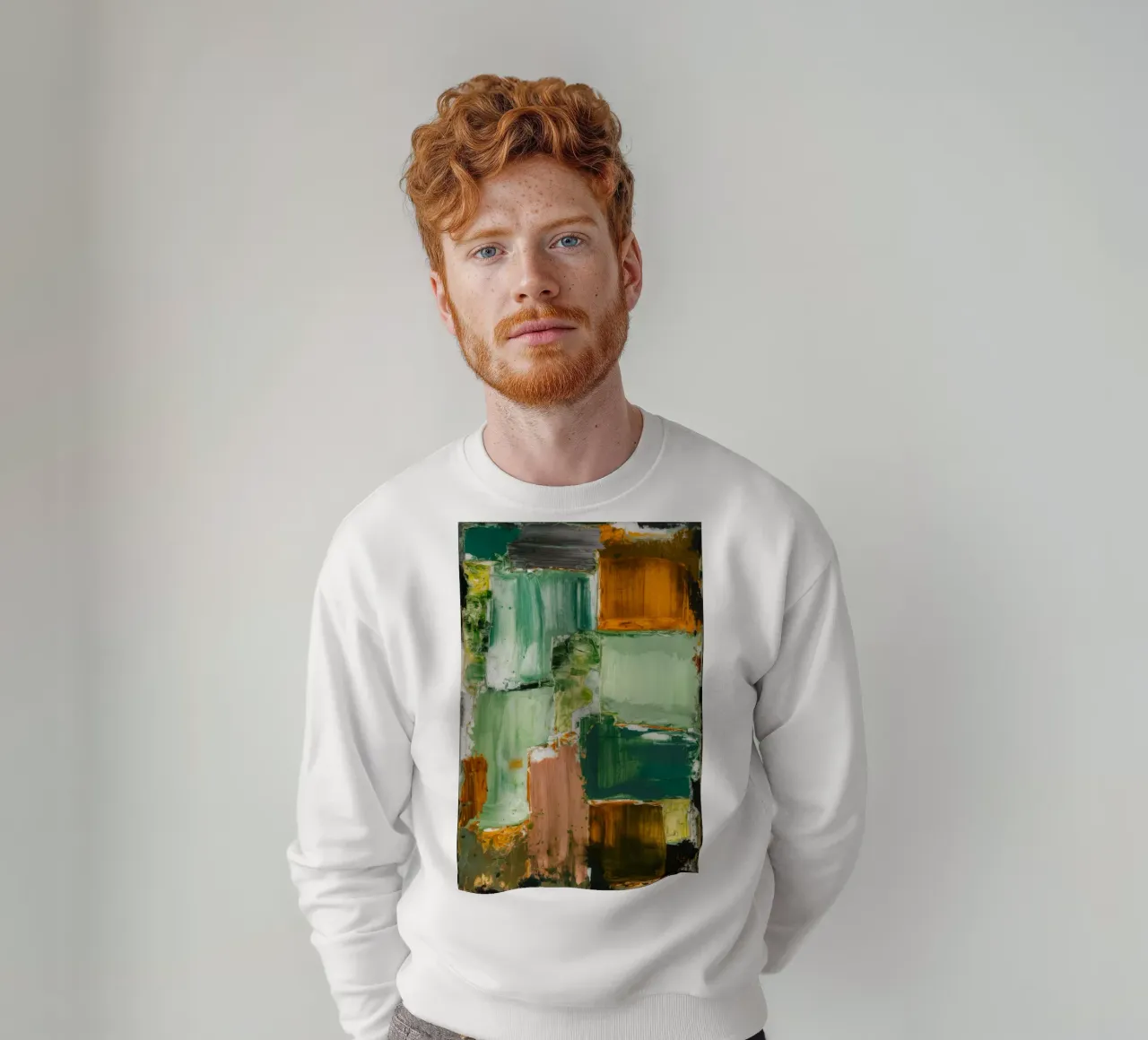 Verdant Patchwork Calm felpa da Dream Spectrum