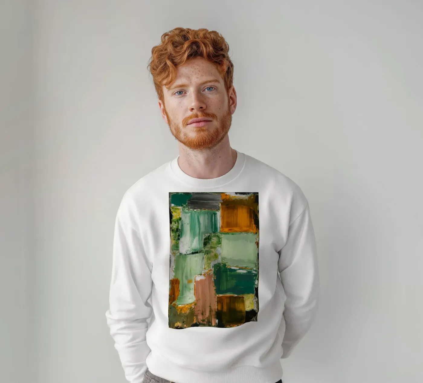 Verdant Patchwork Calm sweatshirt van Dream Spectrum