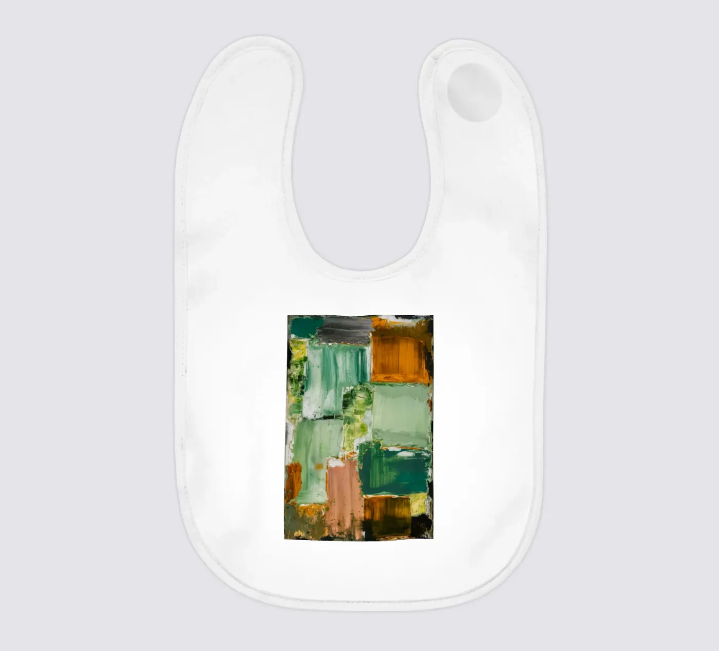 Verdant Patchwork Calm baby slabbetje van Dream Spectrum