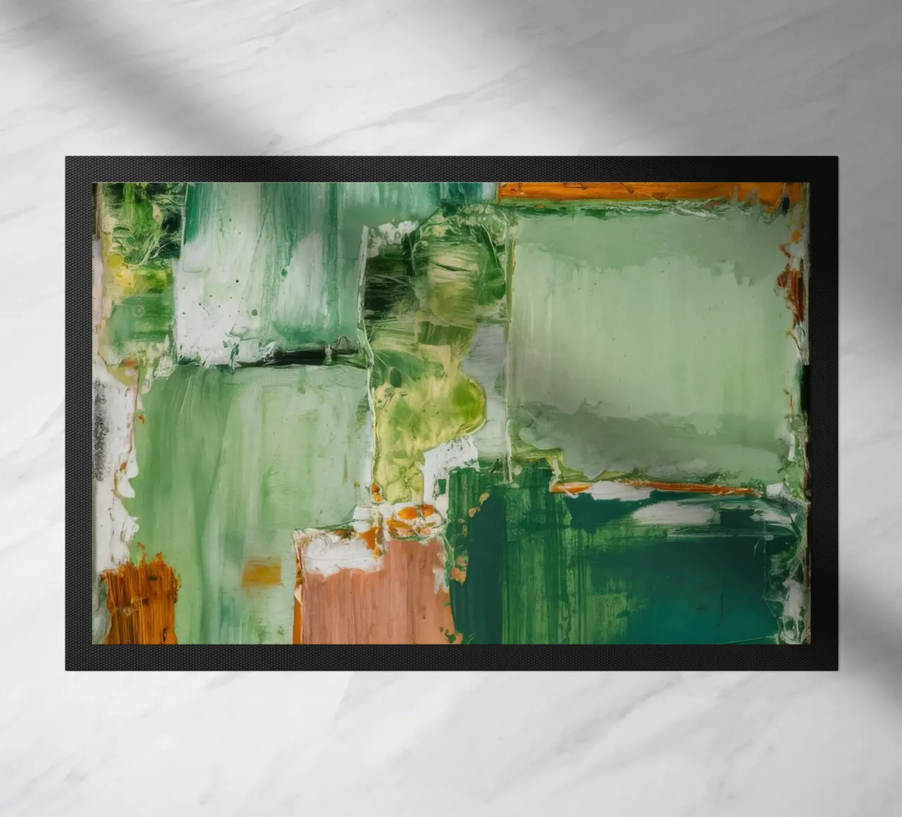 Verdant Patchwork Rust deurmat van Dream Spectrum