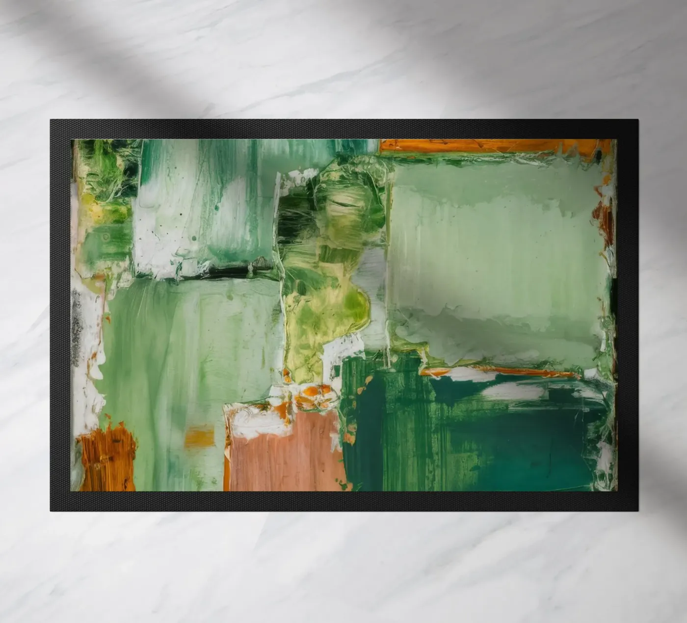 Calma patchwork verdeggiante zerbino da Dream Spectrum