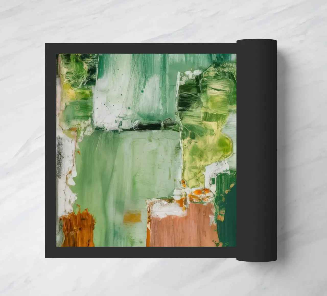 Verdant Patchwork Rust deurmat van Dream Spectrum