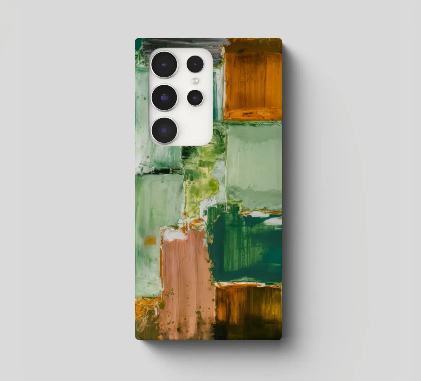 Calma patchwork verdeggiante cover samsung da Dream Spectrum