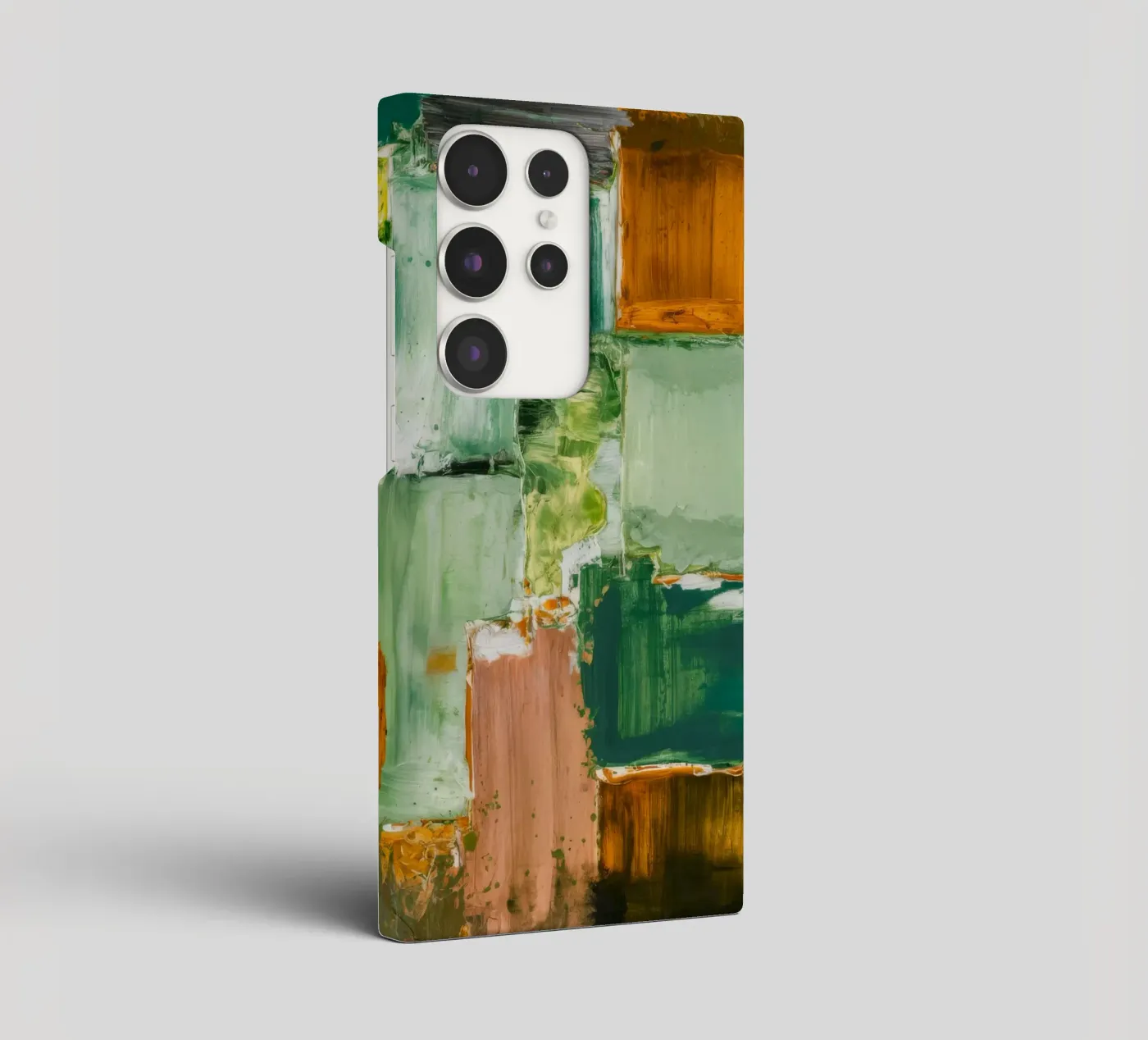 Calma patchwork verdeggiante cover samsung da Dream Spectrum