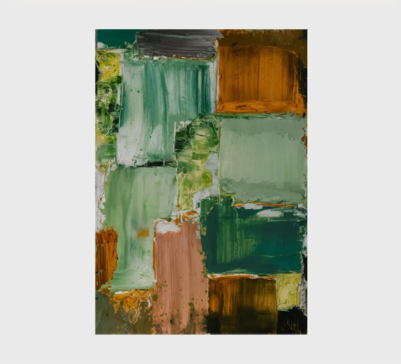 Verdant Patchwork Calm notebook by Dream Spectrum