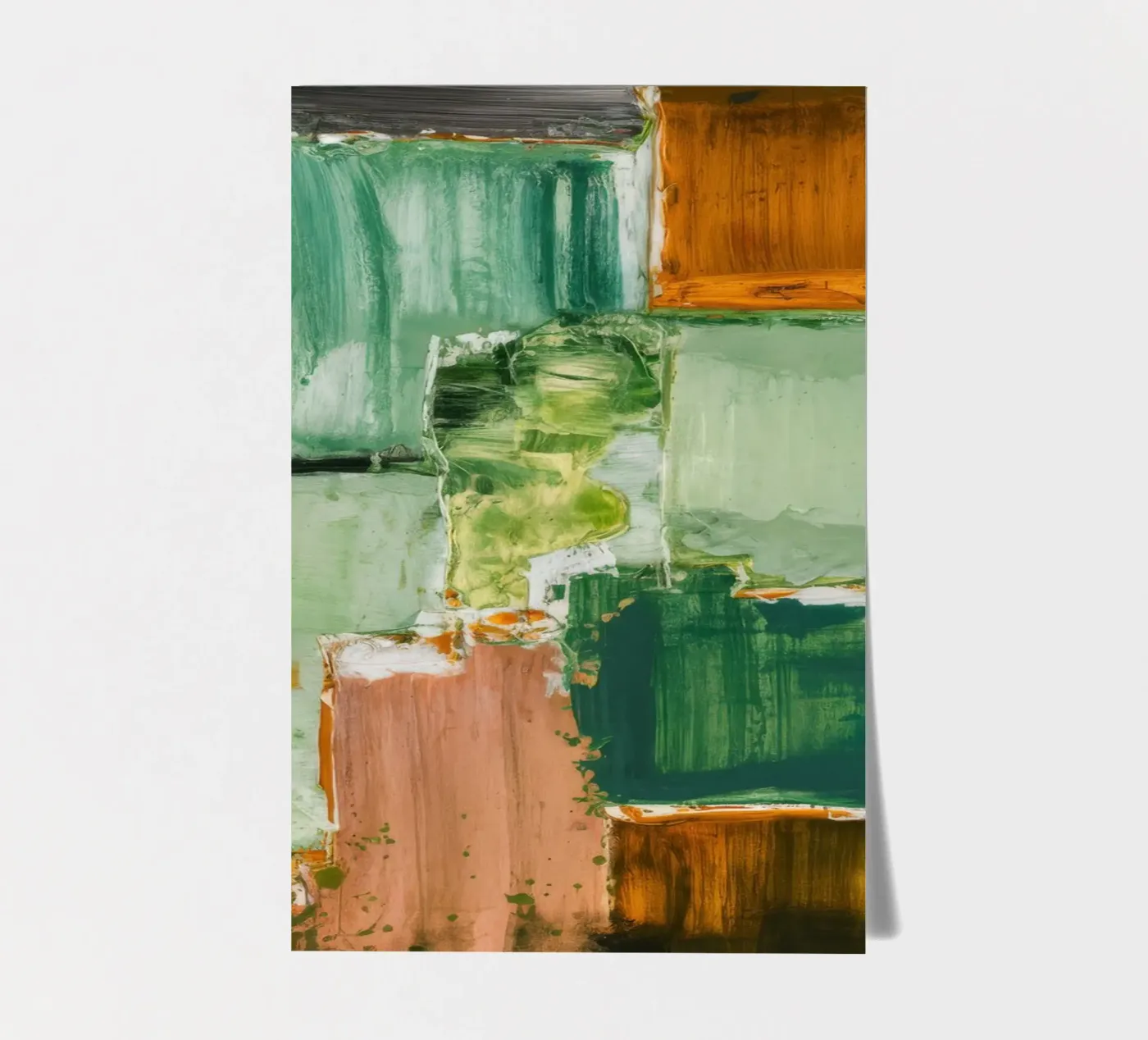 Verdant Patchwork Calm foglio adesivo da Dream Spectrum