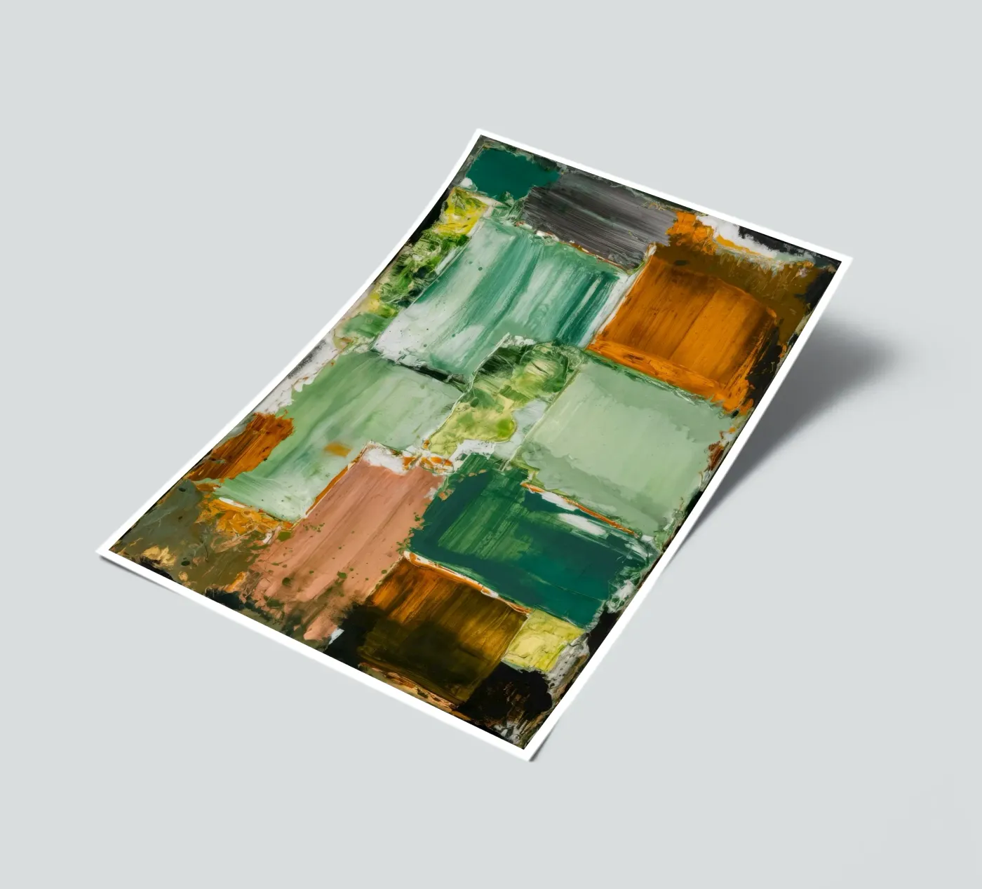 Verdant Patchwork Calm stickervel van Dream Spectrum