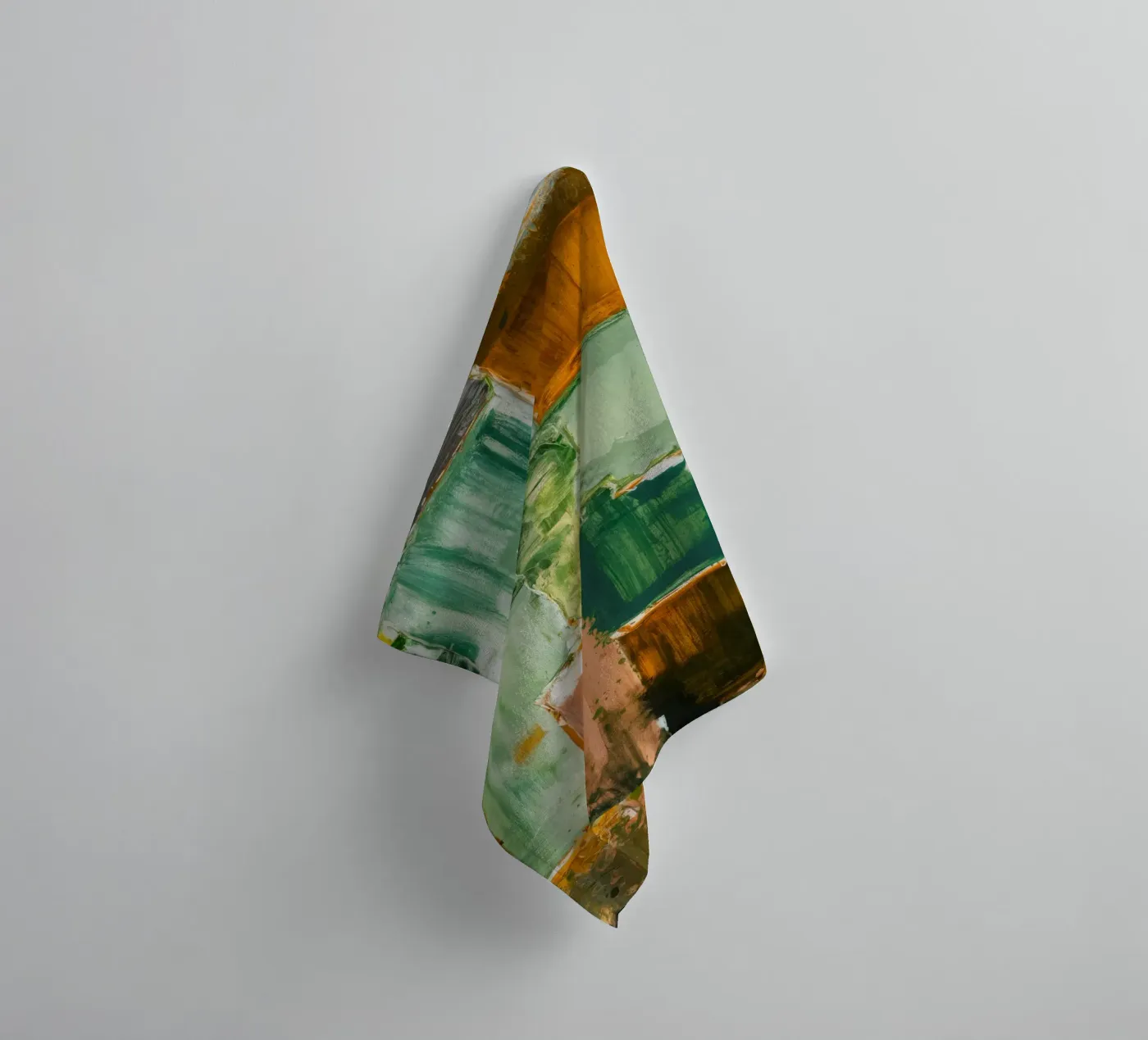 Verdant Patchwork Rust badhanddoek van Dream Spectrum