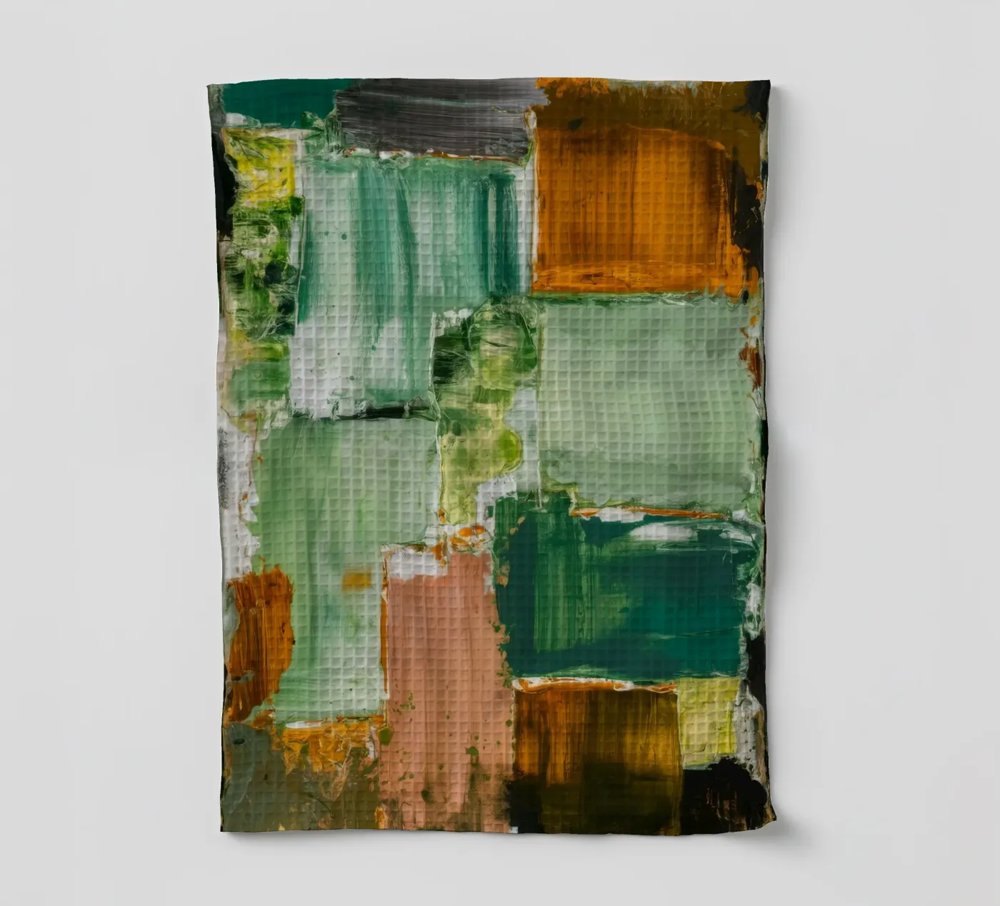 Verdant Patchwork Calm theedoek van Dream Spectrum