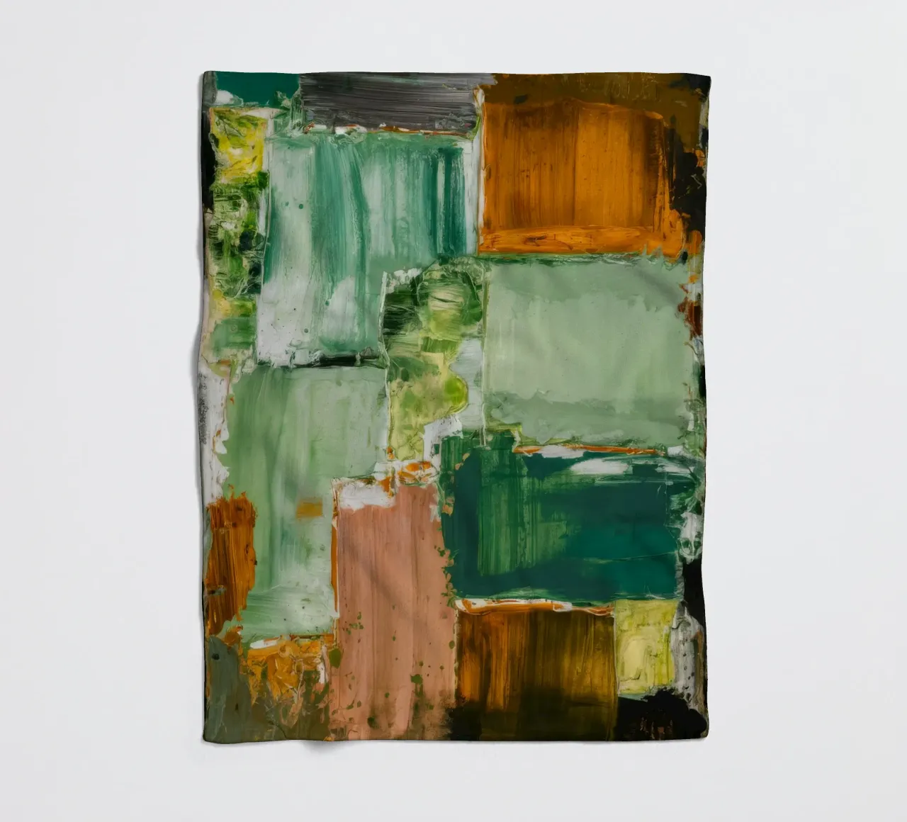 Verdant Patchwork Rust fleecedeken van Dream Spectrum