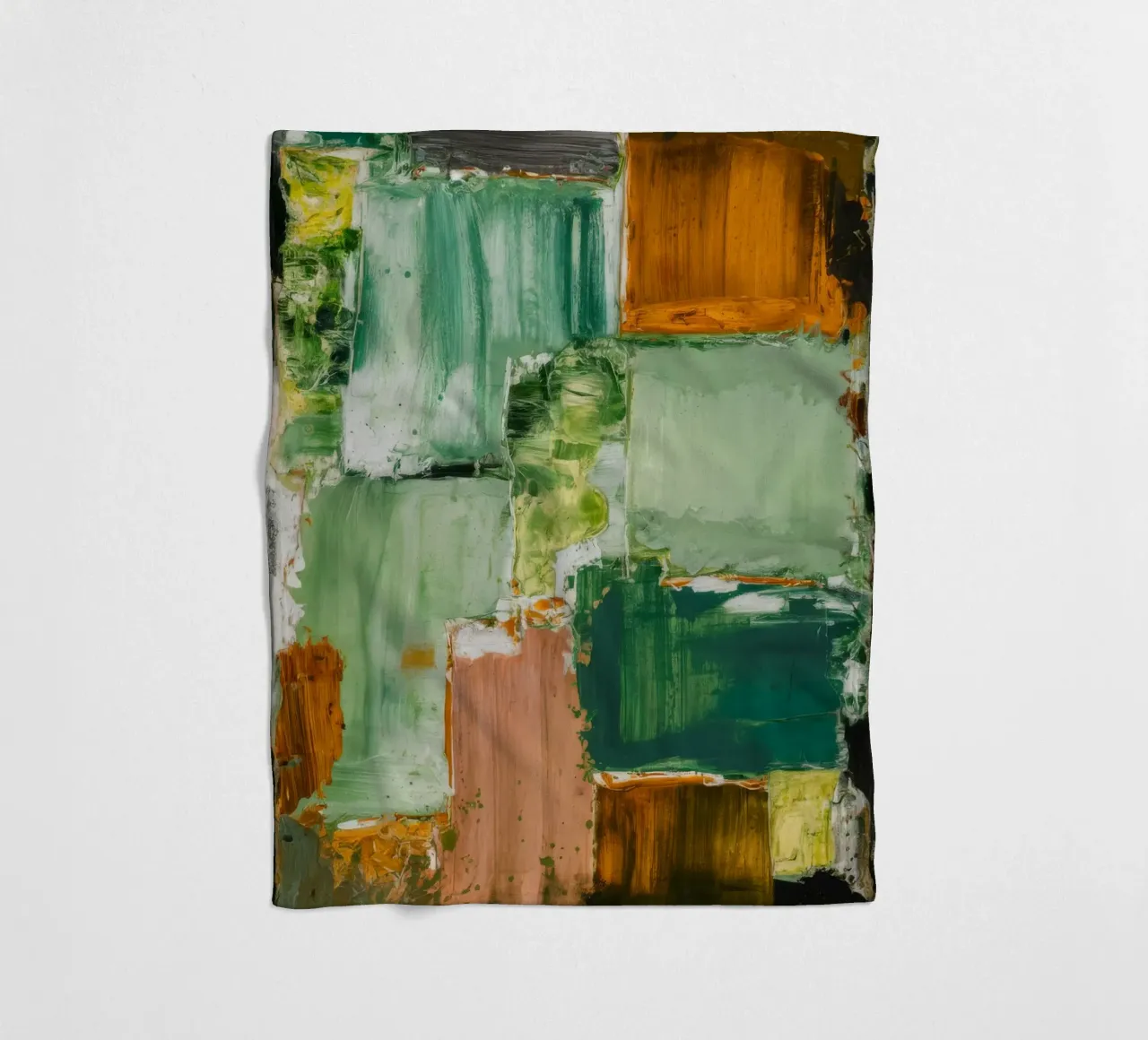 Verdant Patchwork Rust fleecedeken van Dream Spectrum