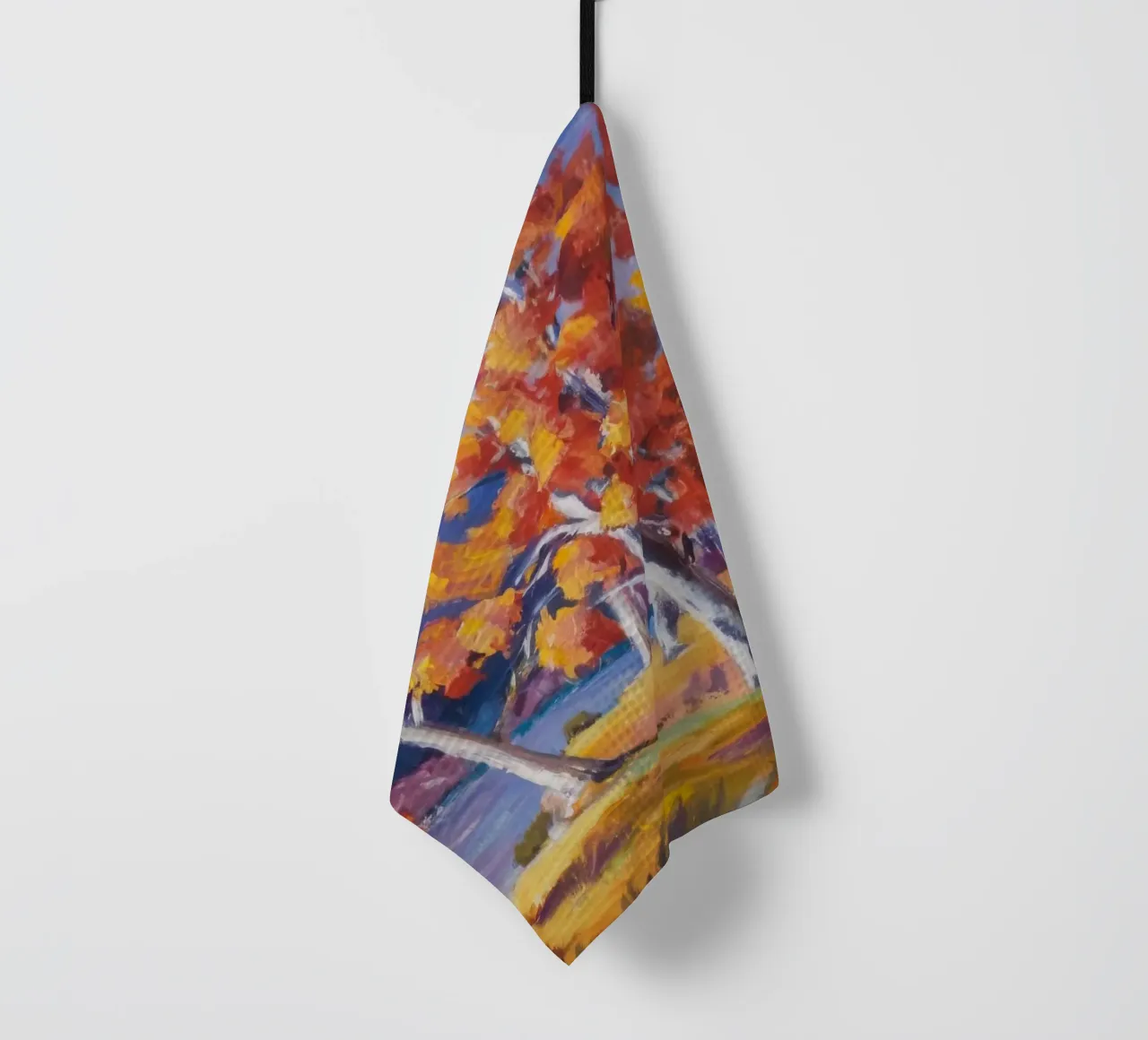 Bouleau d'automne torchon de Celestial Harmony