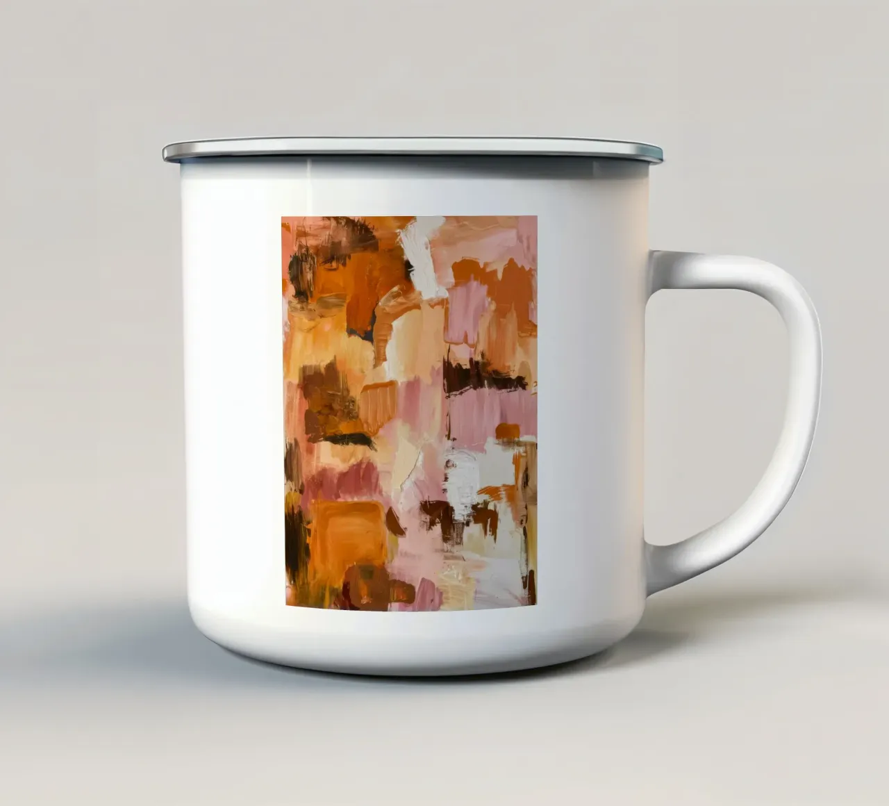 Terracotta Heat Haze tazza in smalto da Dream Spectrum