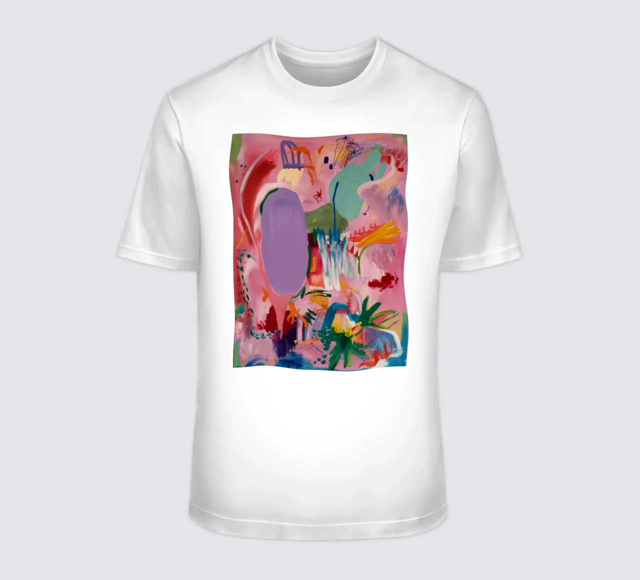 Vivid Abstract Flow t-shirt by Opal Strokes