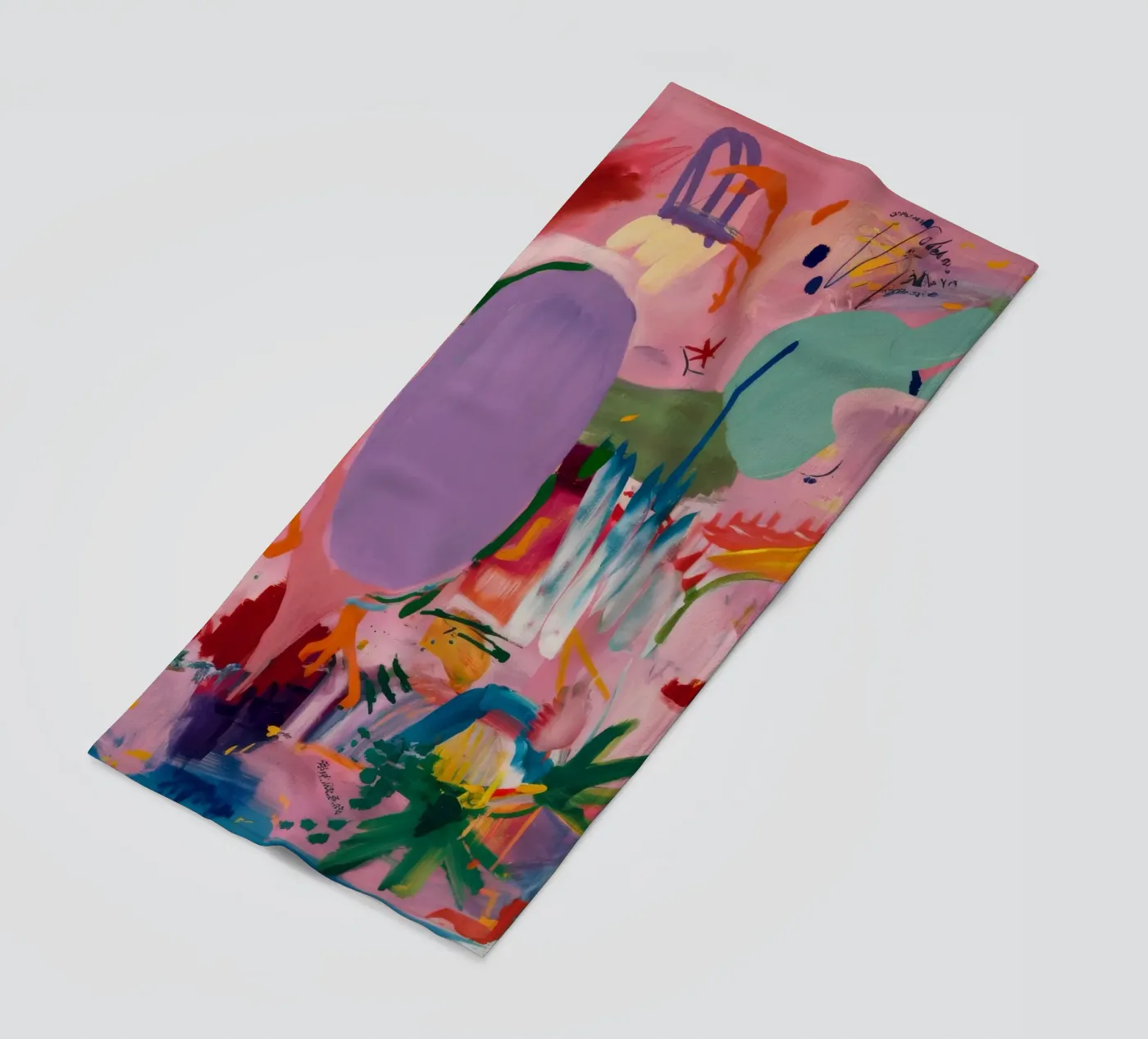 Vivid Abstract Flow telo mare da Opal Strokes