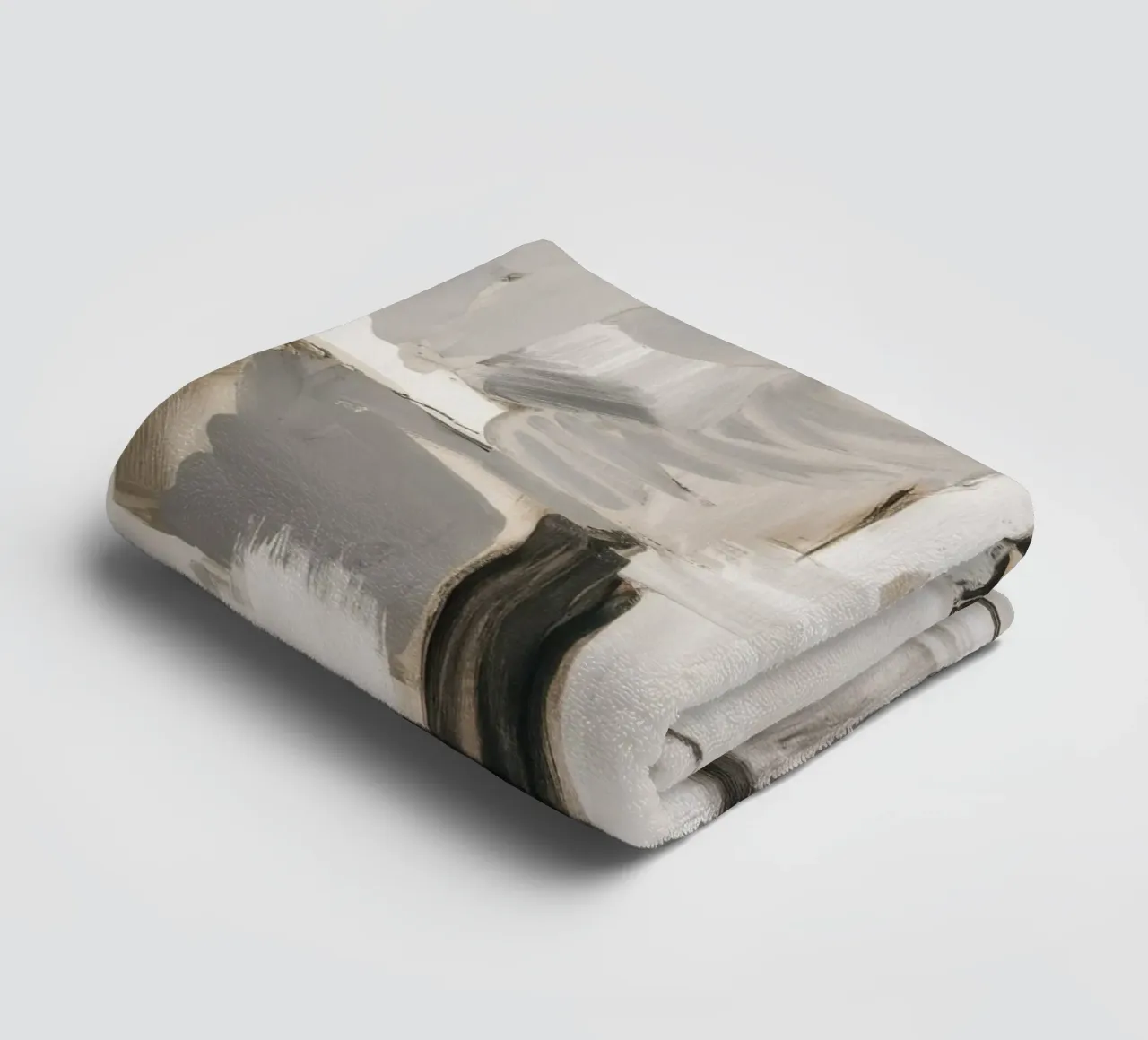 Monochrome Structural Divide towel by Dream Spectrum