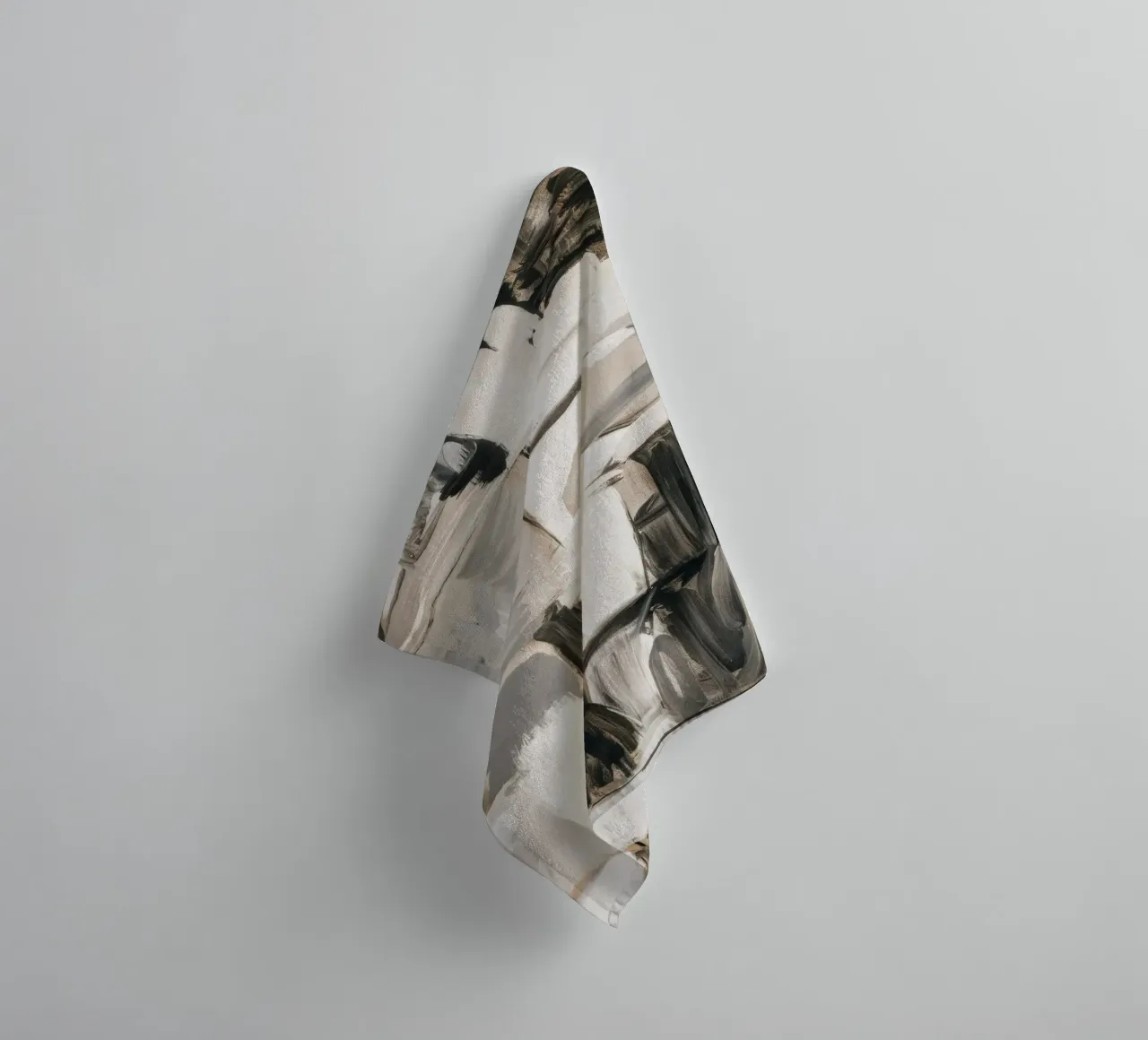 Monochrome Structural Divide towel by Dream Spectrum