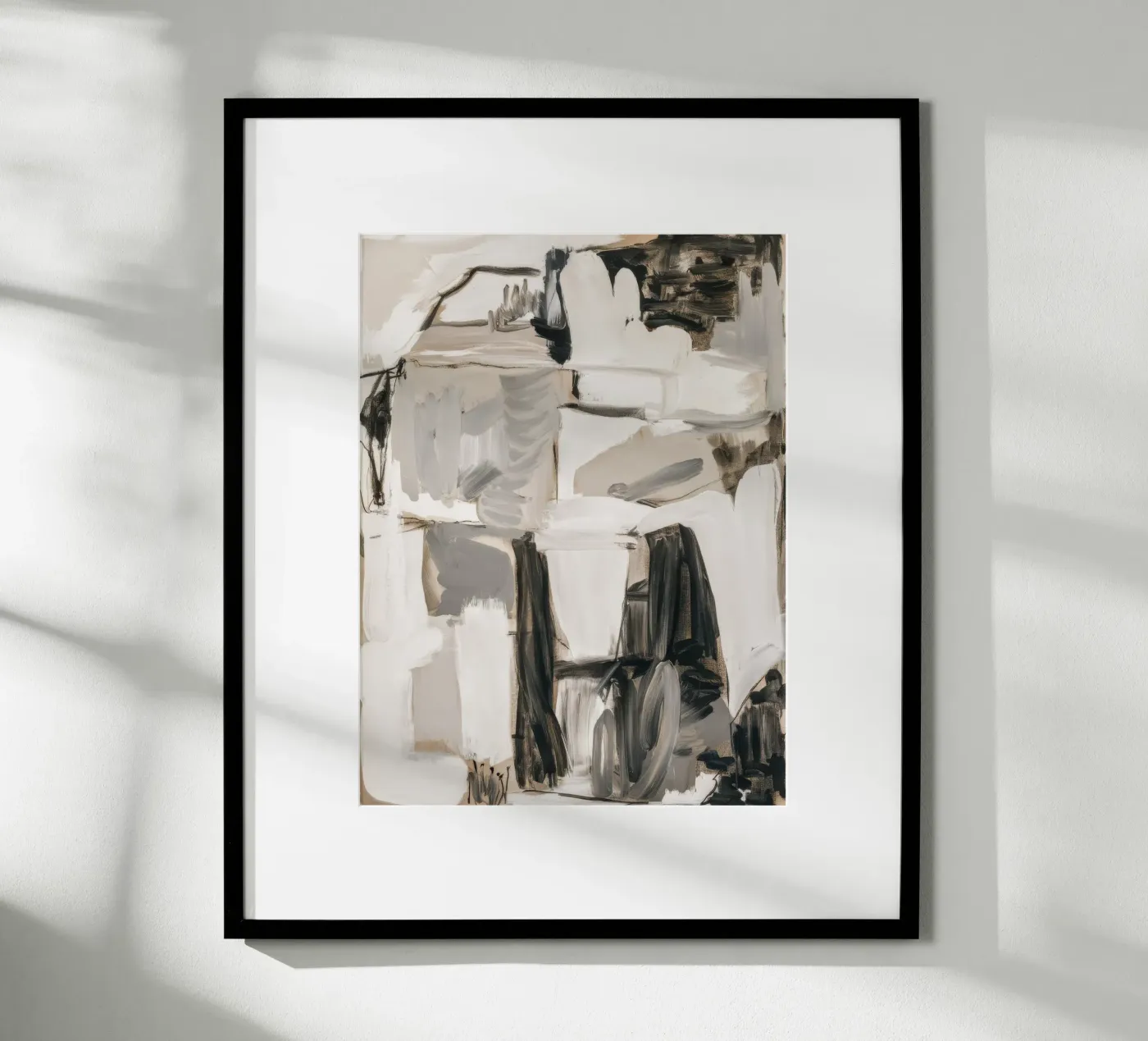 Division structurelle monochrome poster de Dream Spectrum