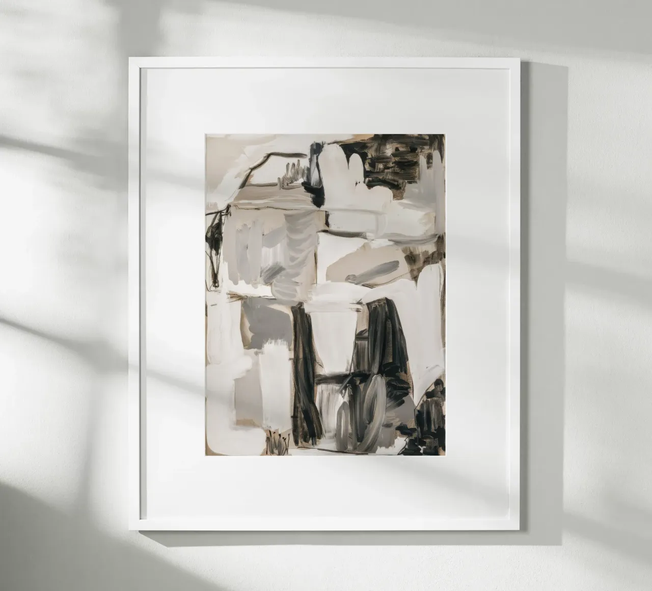 Monochrome Structural Divide hahnemühle by Dream Spectrum