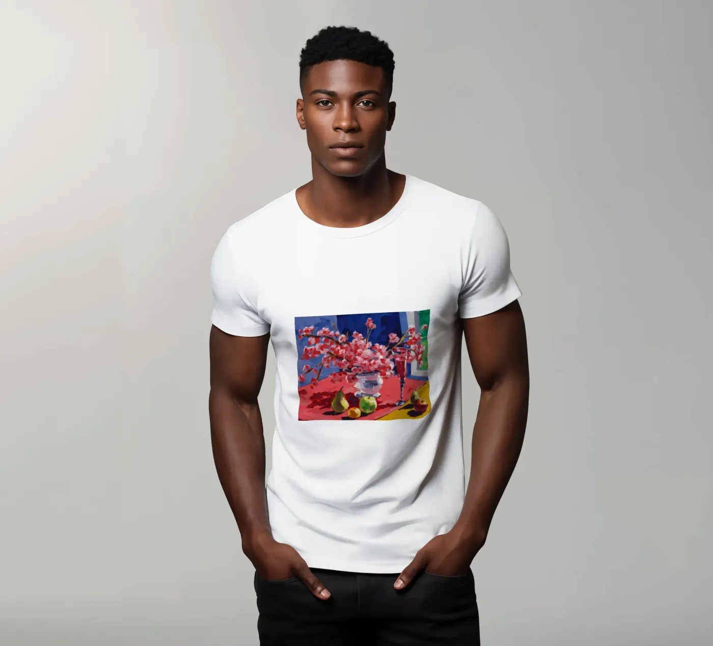 Contrasto Ruby Bloom t-shirt da Celestial Harmony
