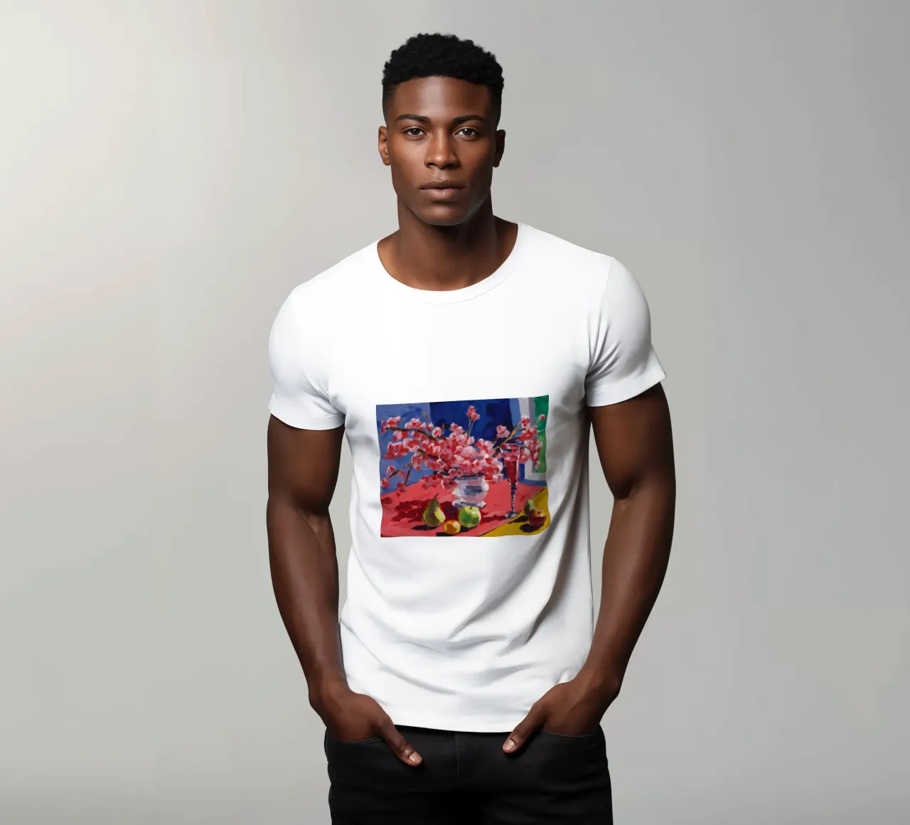 Contrasto Ruby Bloom t-shirt da Celestial Harmony