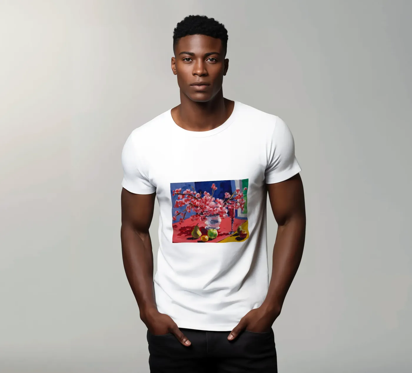 Contrasto Ruby Bloom t-shirt da Celestial Harmony