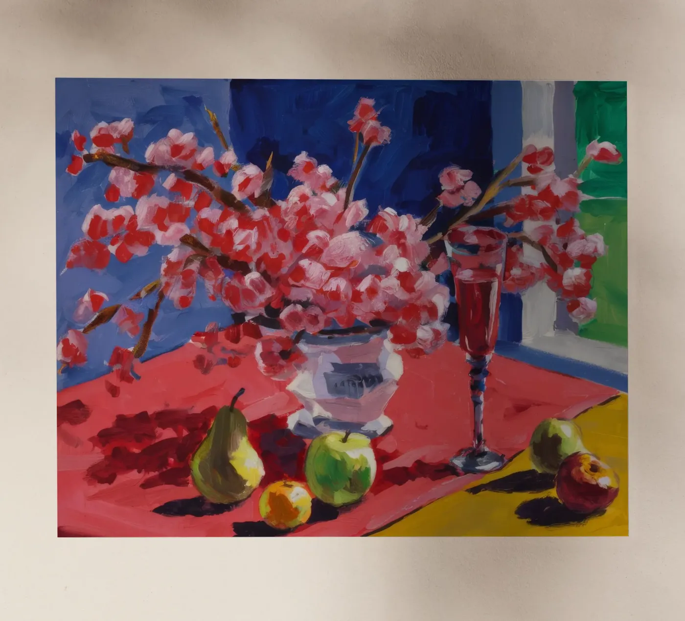 Ruby Bloom Contrast backlit folie van Celestial Harmony