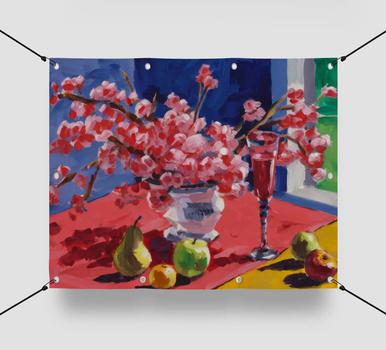 Ruby Bloom Contrast pvc cover by Celestial Harmony