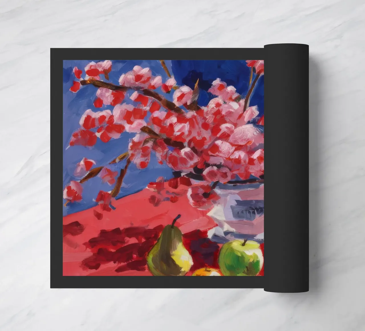 Ruby Bloom Contrast deurmat van Celestial Harmony