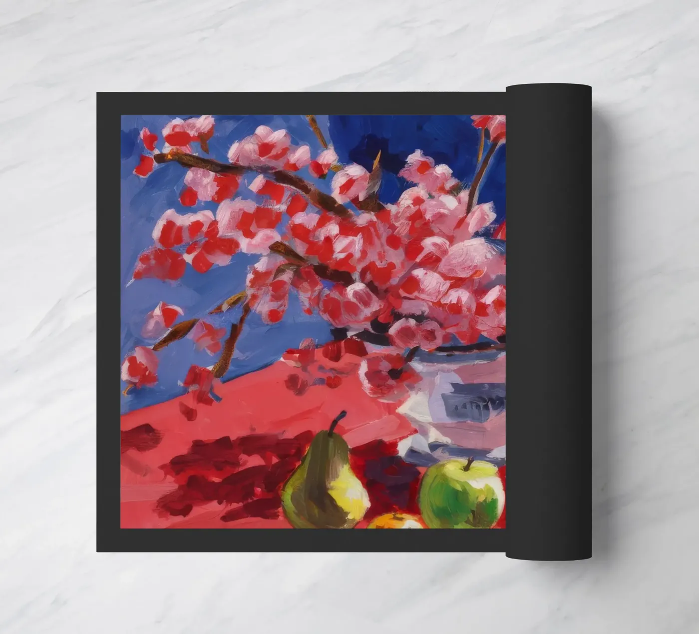 Ruby Bloom Contrast deurmat van Celestial Harmony