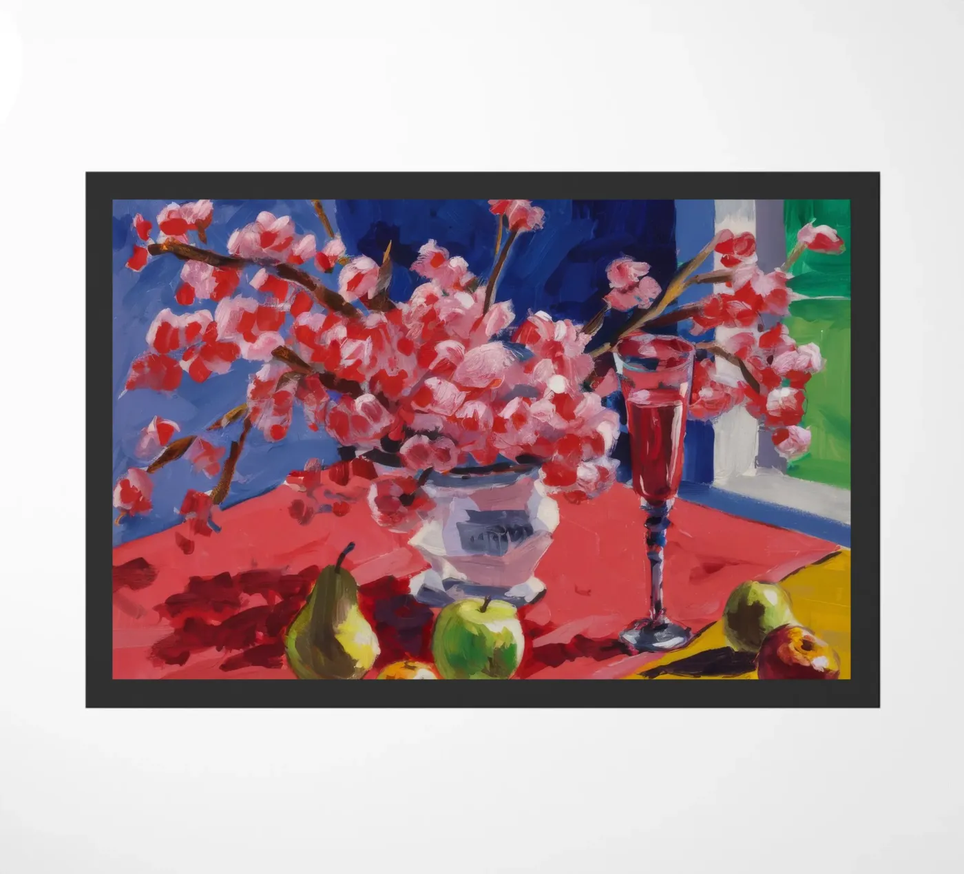 Ruby Bloom Contrast deurmat van Celestial Harmony