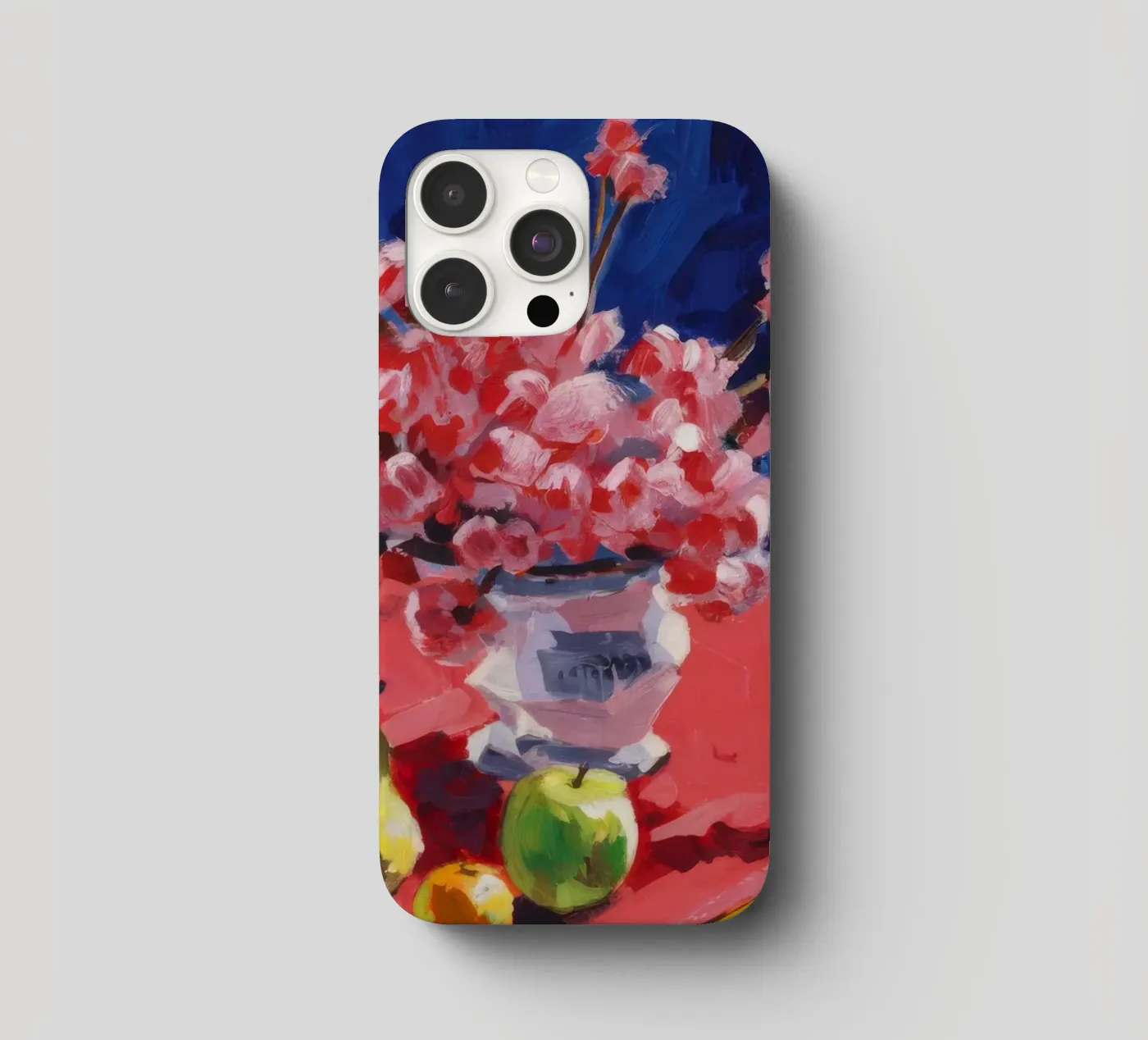 Ruby Bloom Contrast iphone case by Celestial Harmony