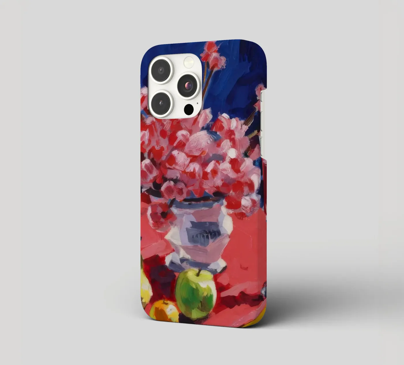 Ruby Bloom Contrast iphone case by Celestial Harmony