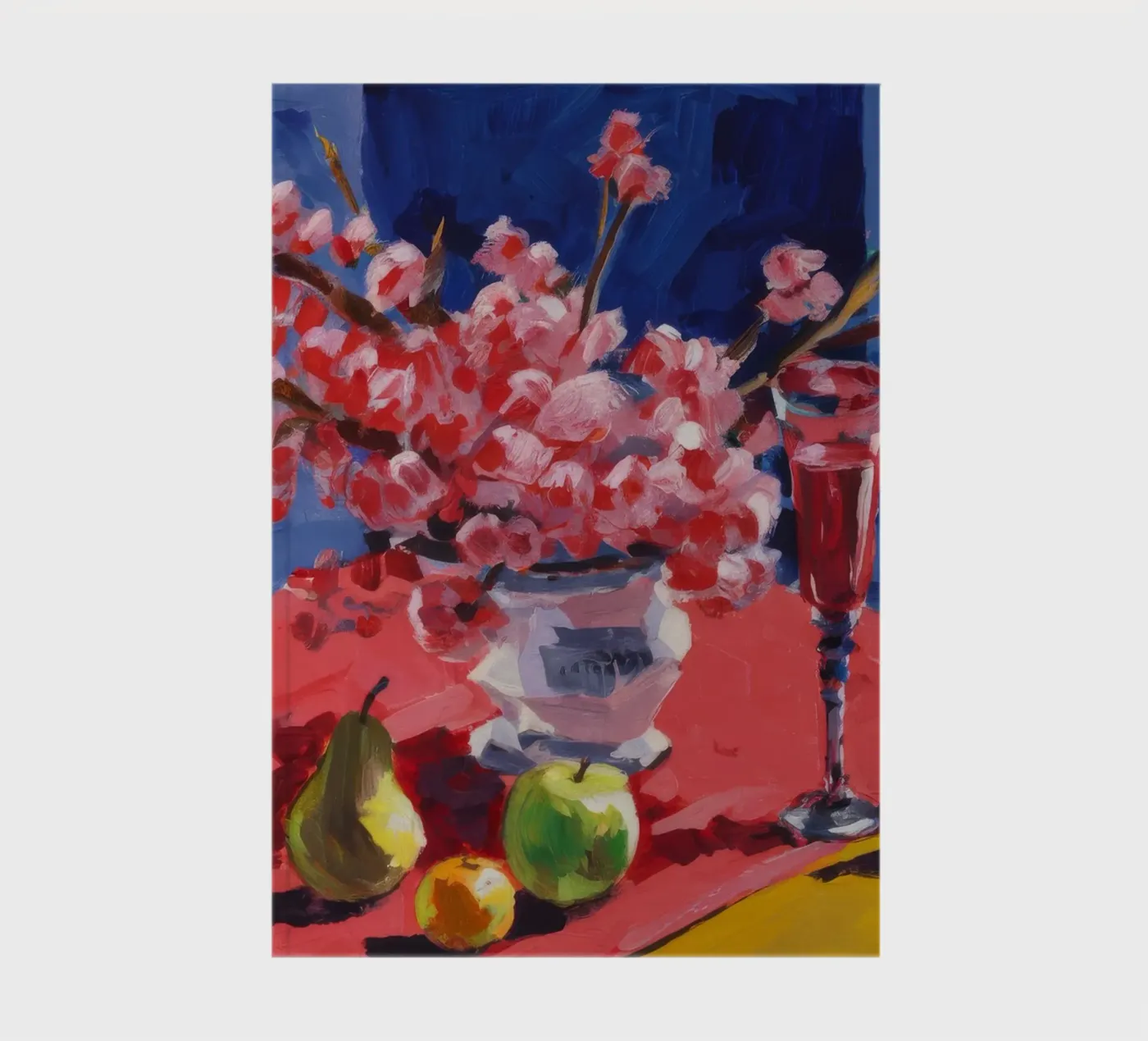 Ruby Bloom Contrast notitieboek van Celestial Harmony